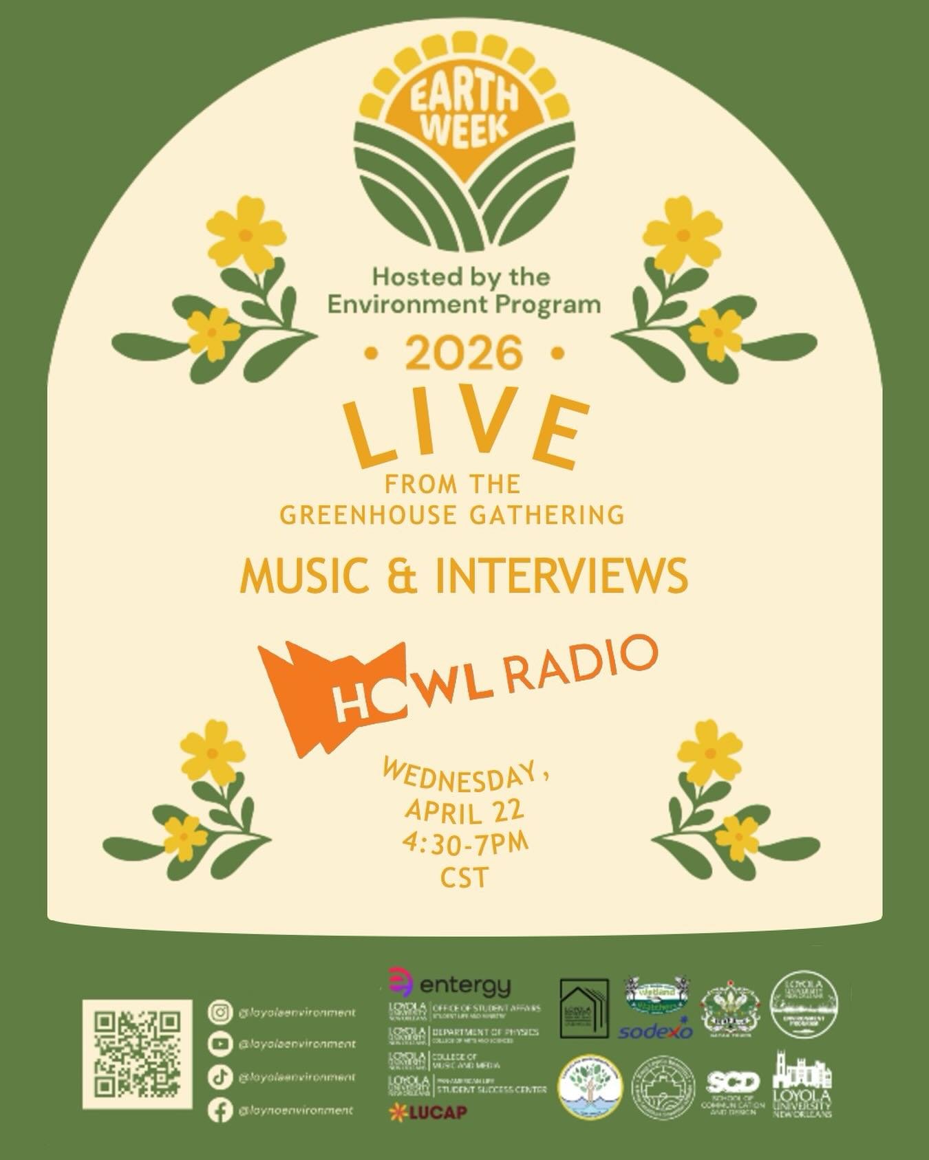 Tune into howlradio.org or the Live365 app for music and interviews during the Greenhouse Gathering! 🌱4:30-7pm CST