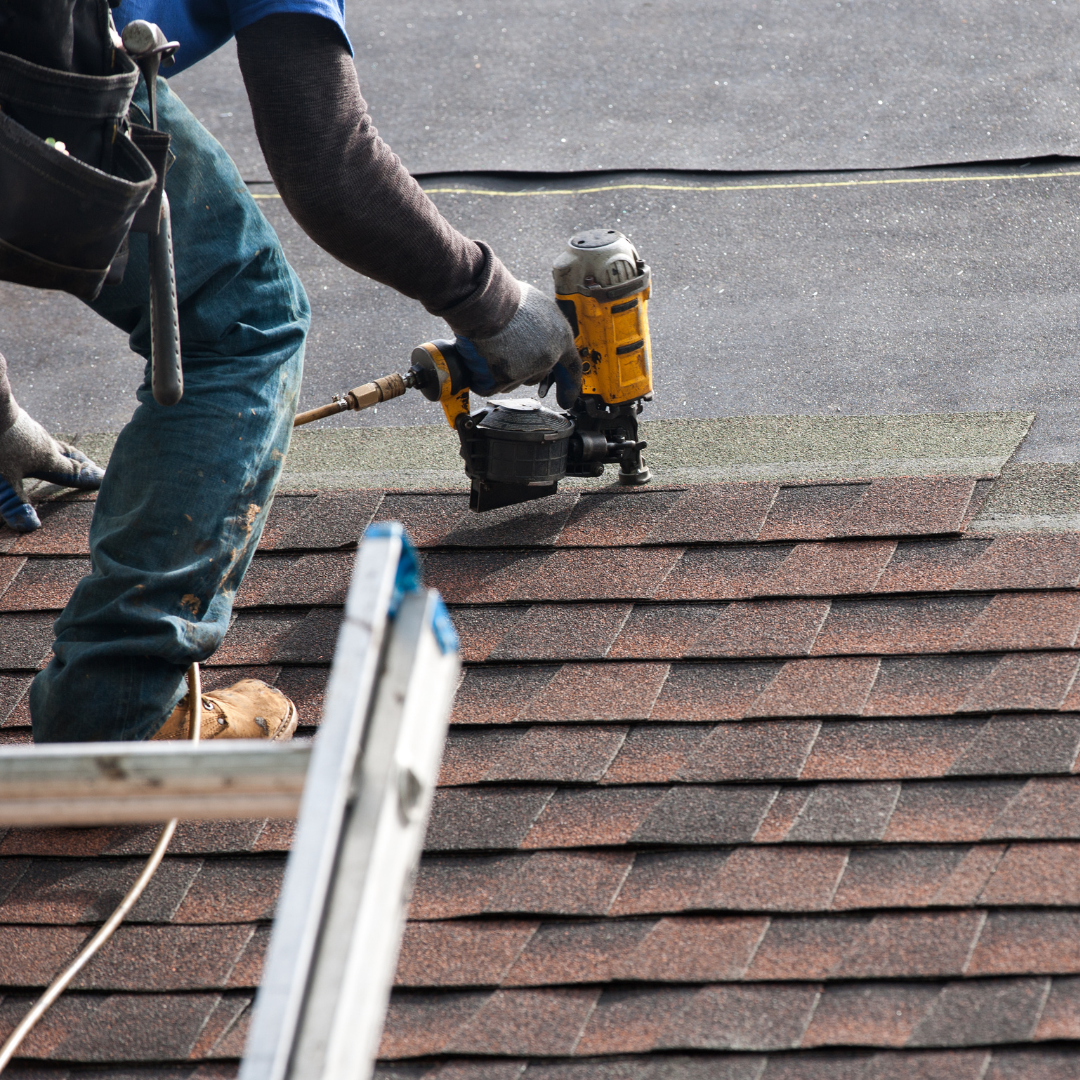 Roof repair on Florida and Orlando residential home fixing storm or damage-related issues