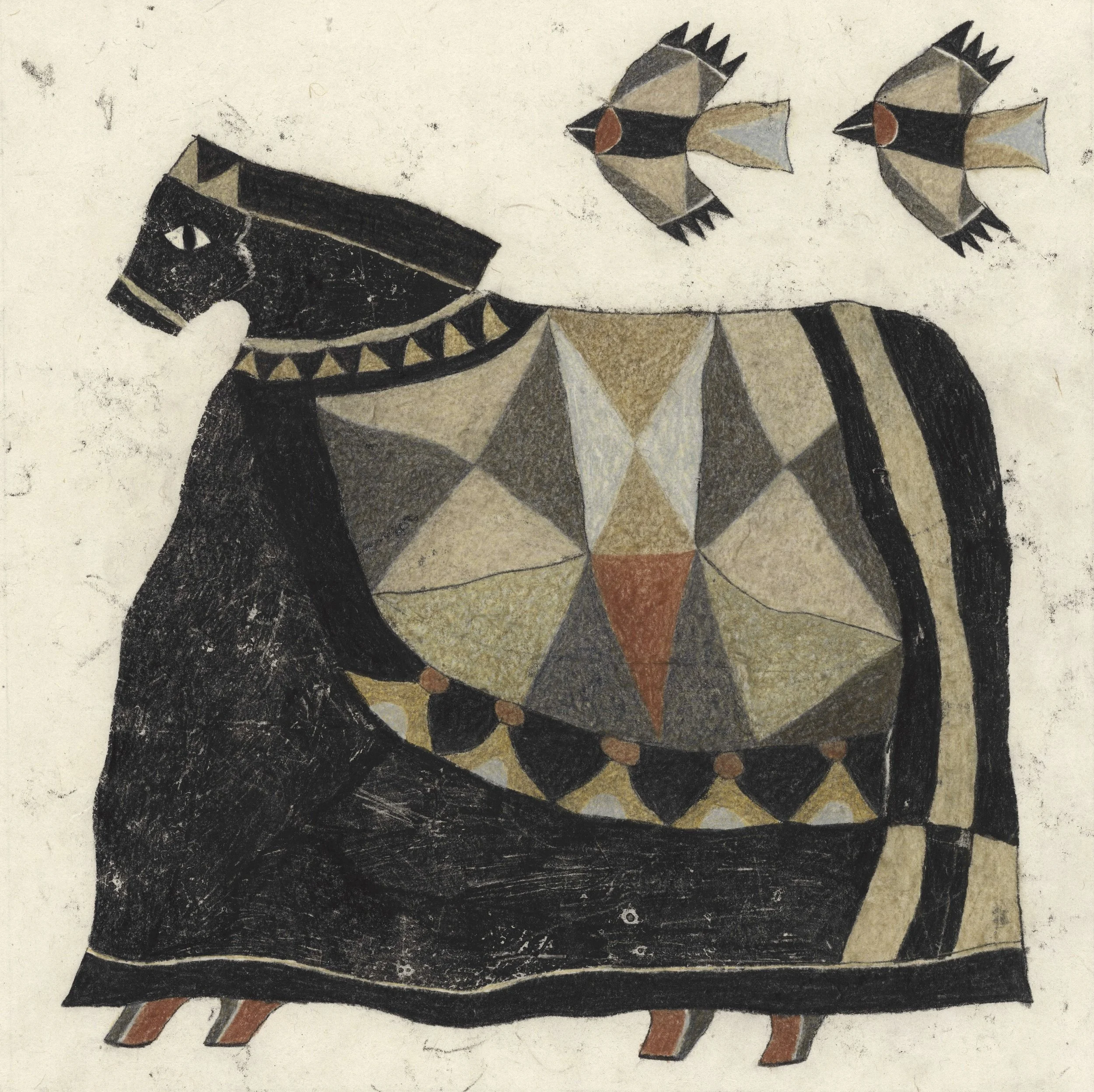 Pony with Tassel Saddle