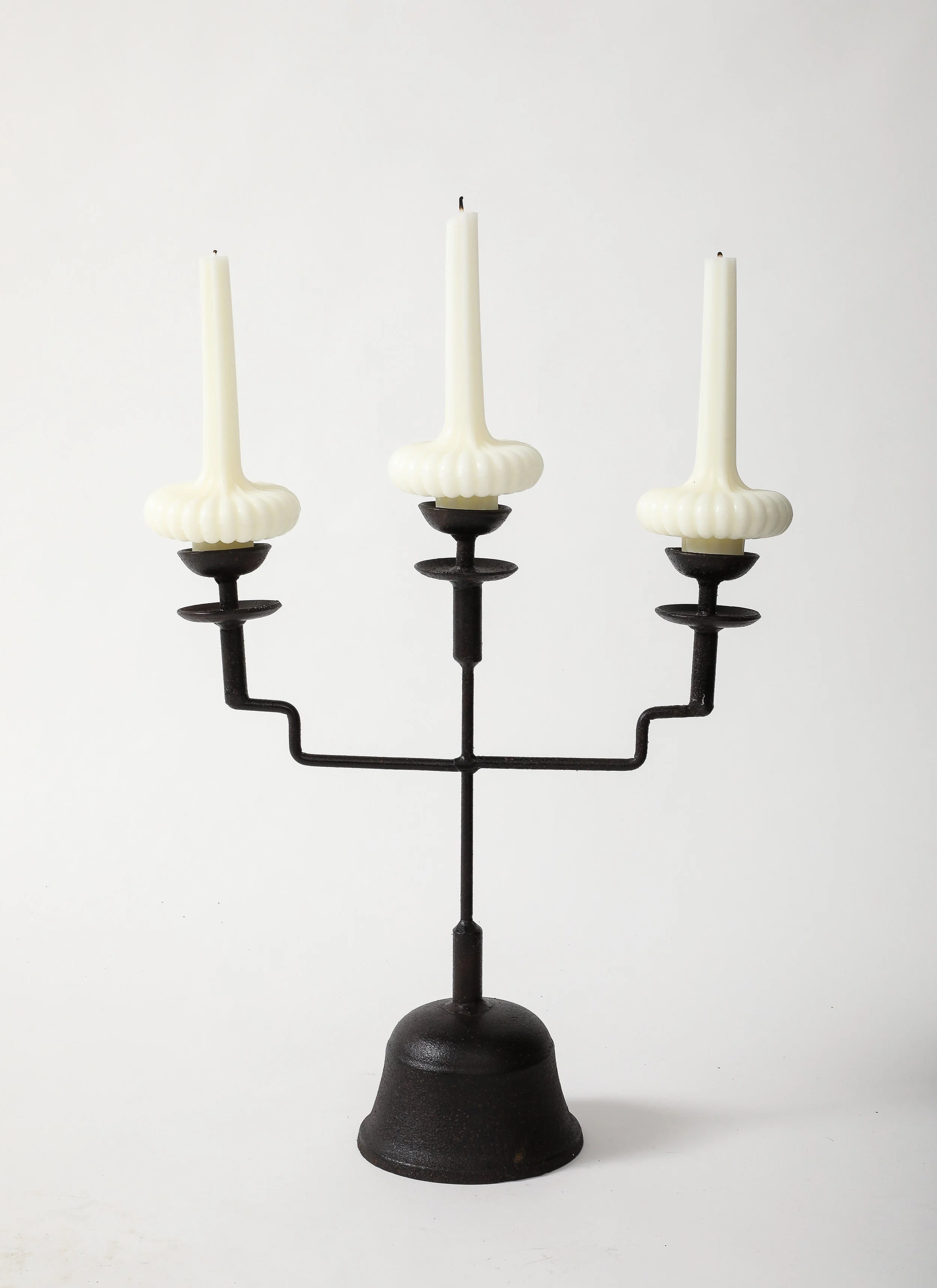 IRON FLOOR CANDELABRA