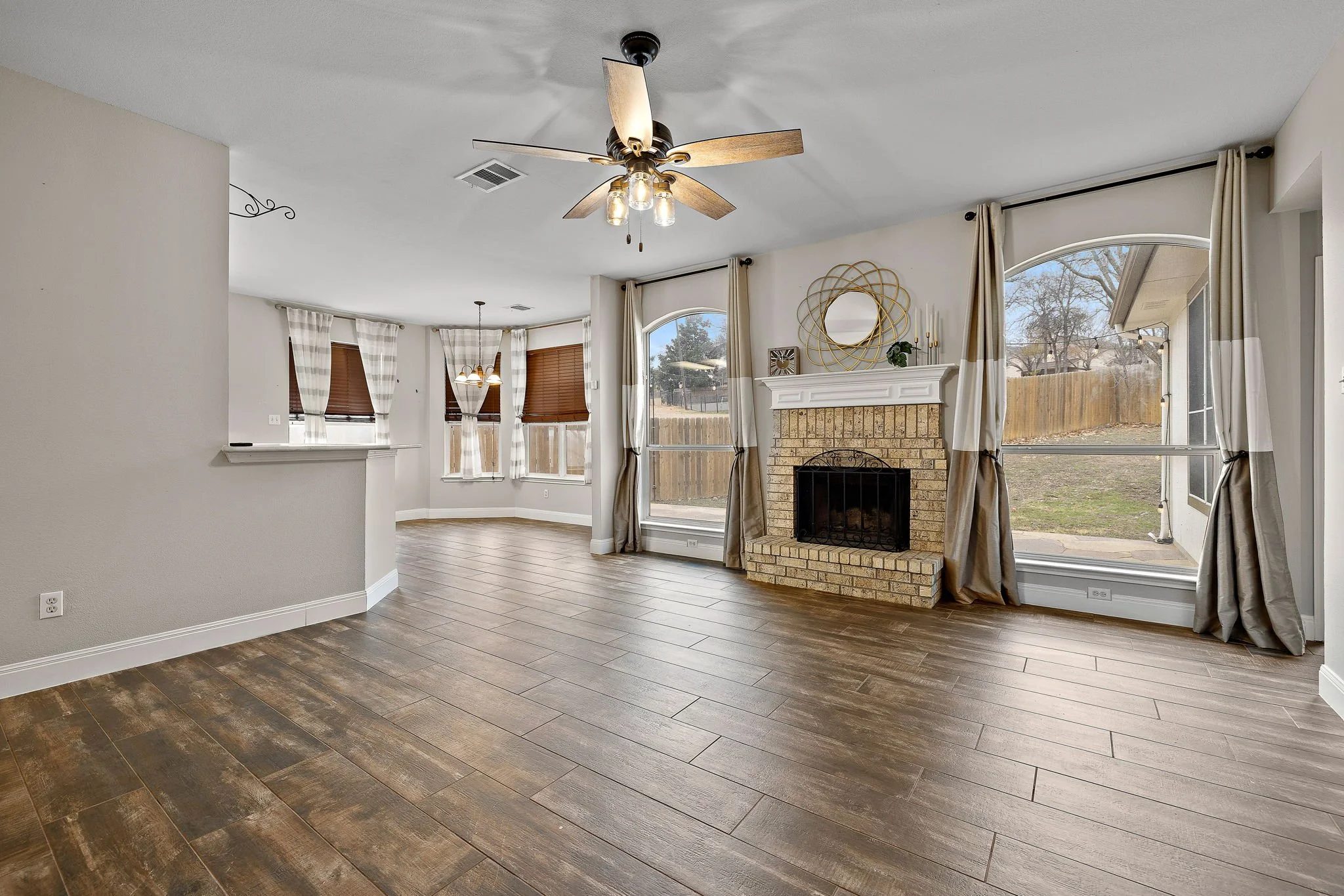 Living Room + Fireplace