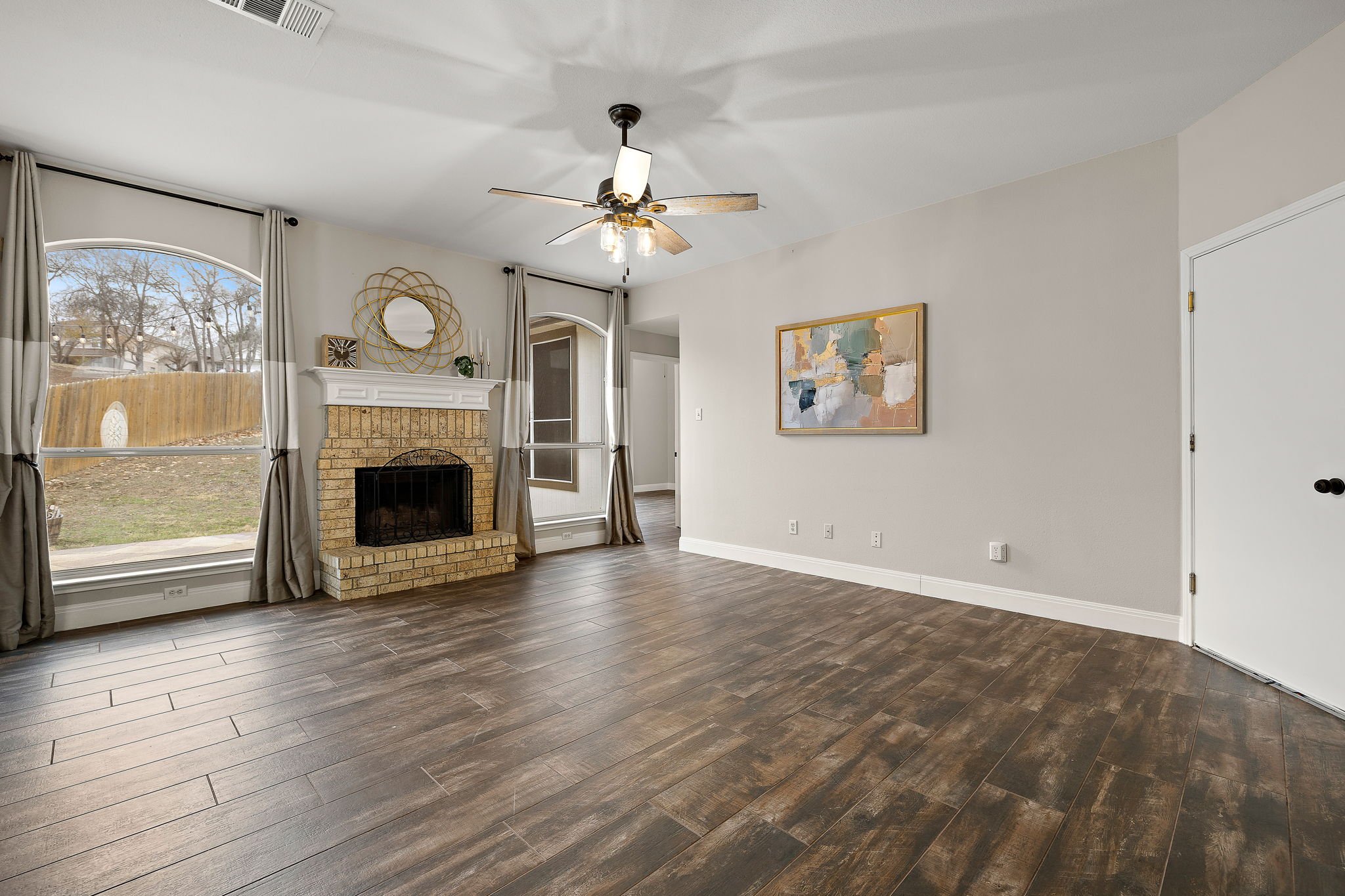 Living Room + Fireplace