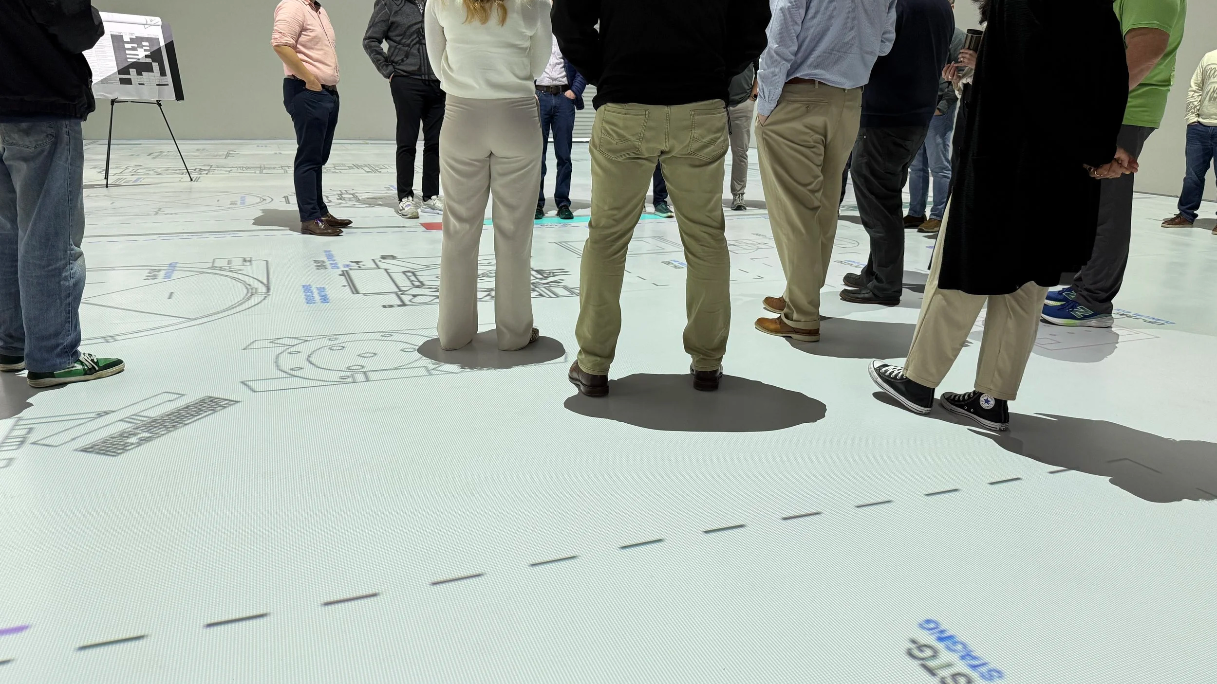 Large Commercial Project Walking Plans