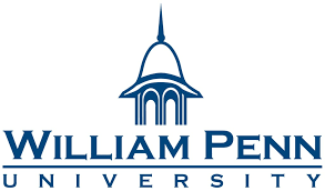 William Penn University logo with a stylized spire