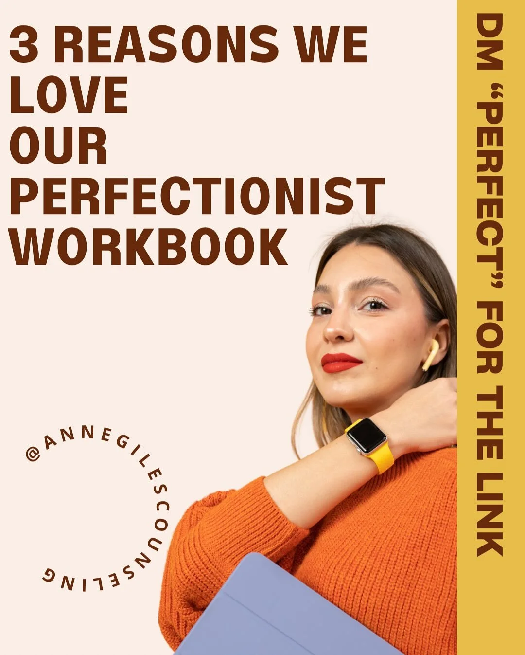 Wondering if the Perfectionist Workbook is right for you? Let’s find out:
❓ Do you feel like nothing you do is ever “good enough”?
❓ Do you procrastinate because you’re scared to get it wrong?
❓ Do you struggle to rest without