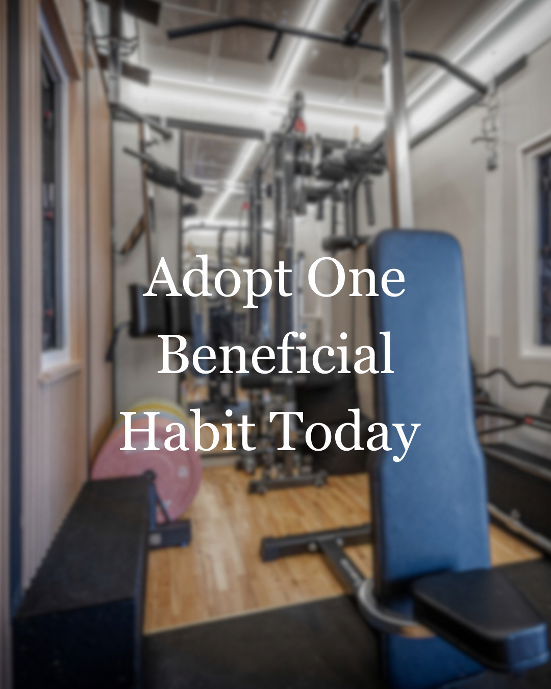 Adopt One Beneficial Habit!
