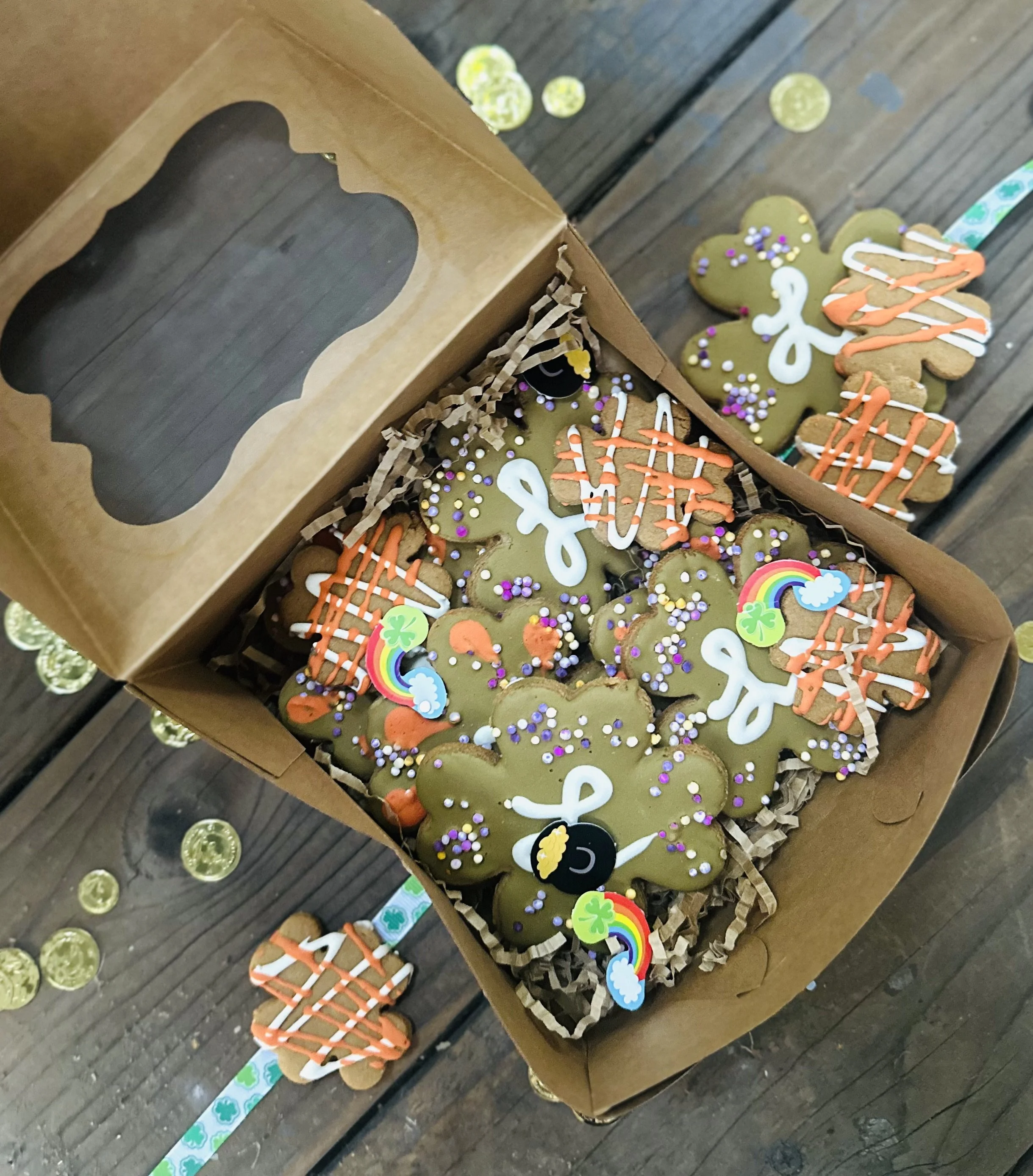 Limited Edition: Lucky Dog Peanut Butter Cookies Celebrate St. Patrick’s Day with our festive fan-favorite treats!