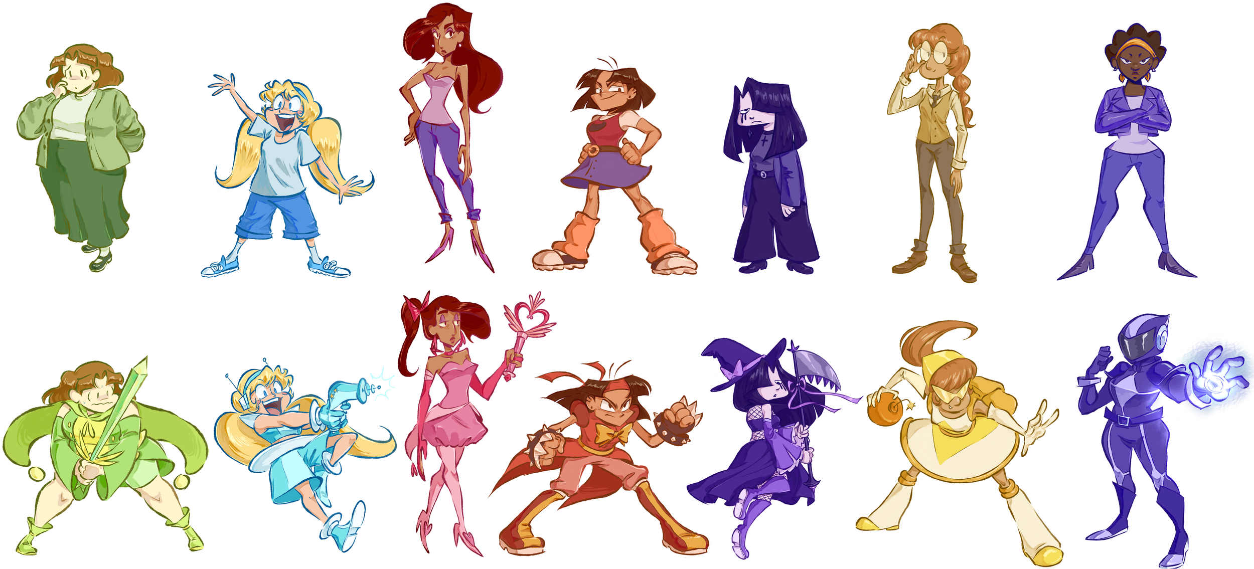 Magical Girls Character Lineup