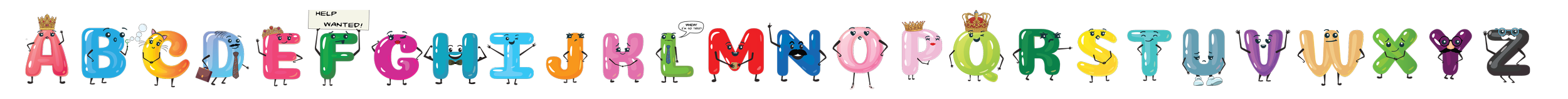 ABCify Alphabet - meet all the letters from author Theresa Lang's ABCify books!