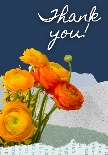 Custom client thank you cards, Empire Home Group