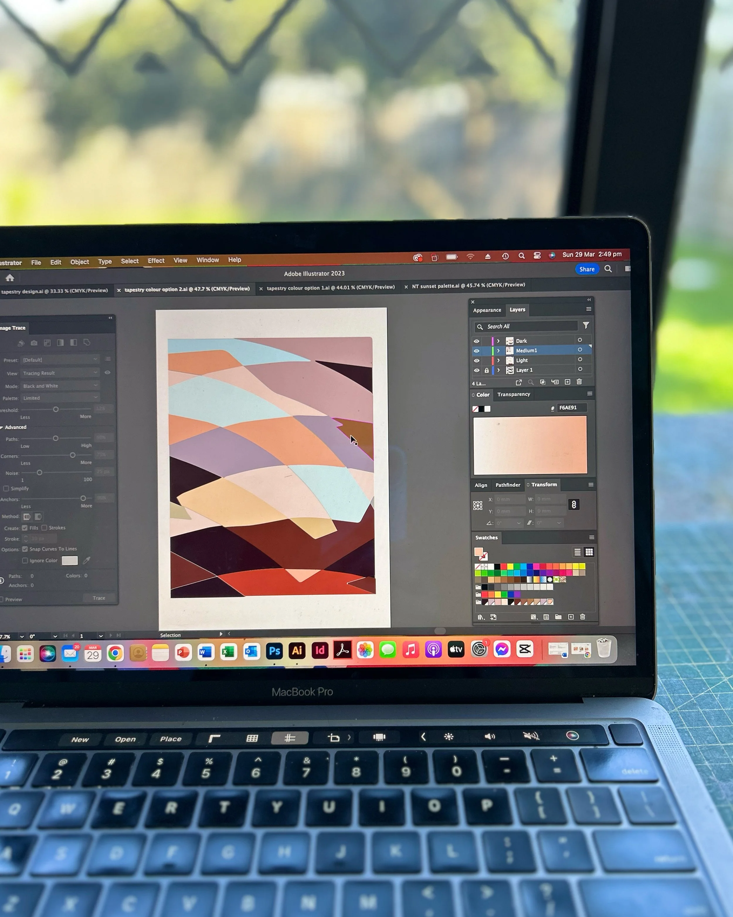 Colour palette/design