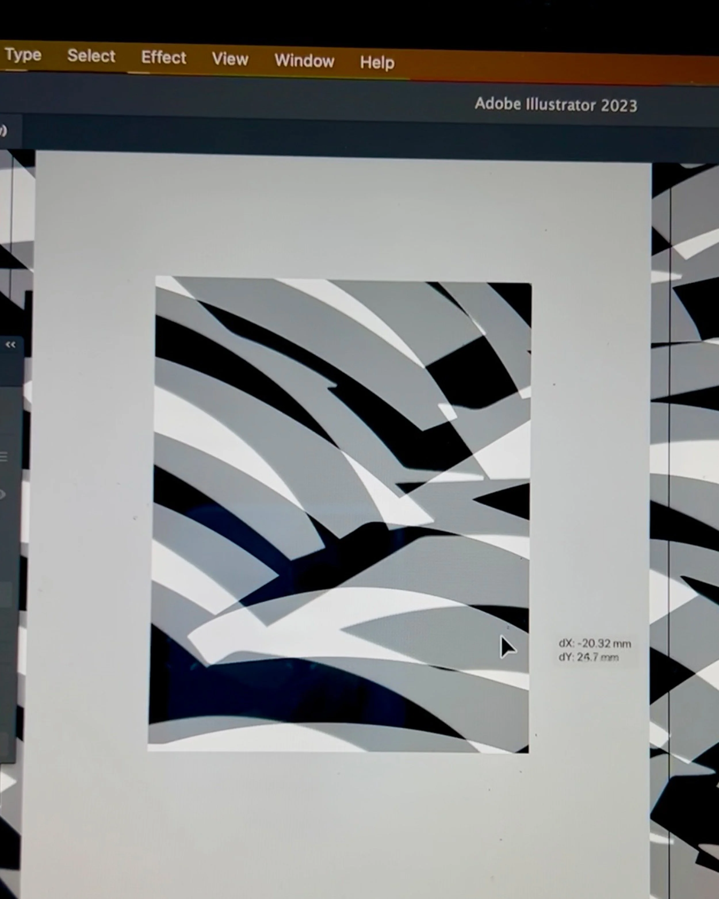 Digital sketch - pattern layers