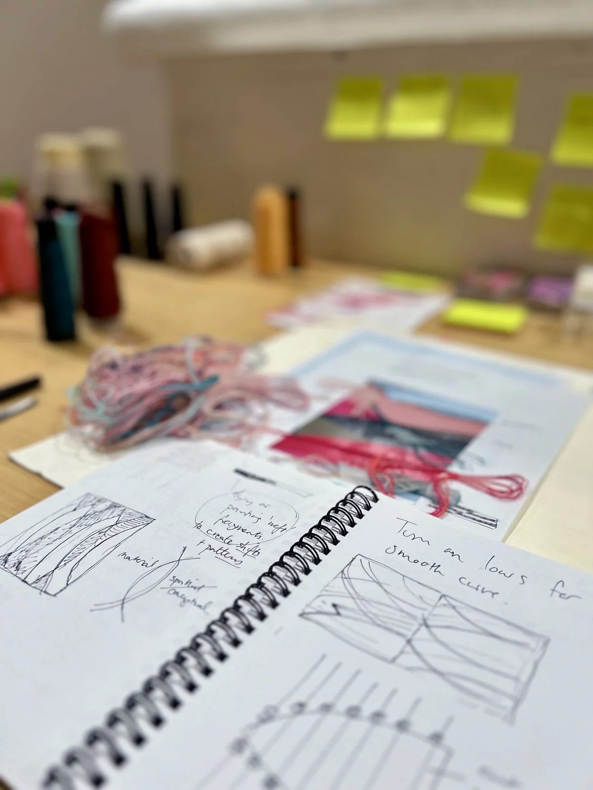 Tapestry design and sketchbook...