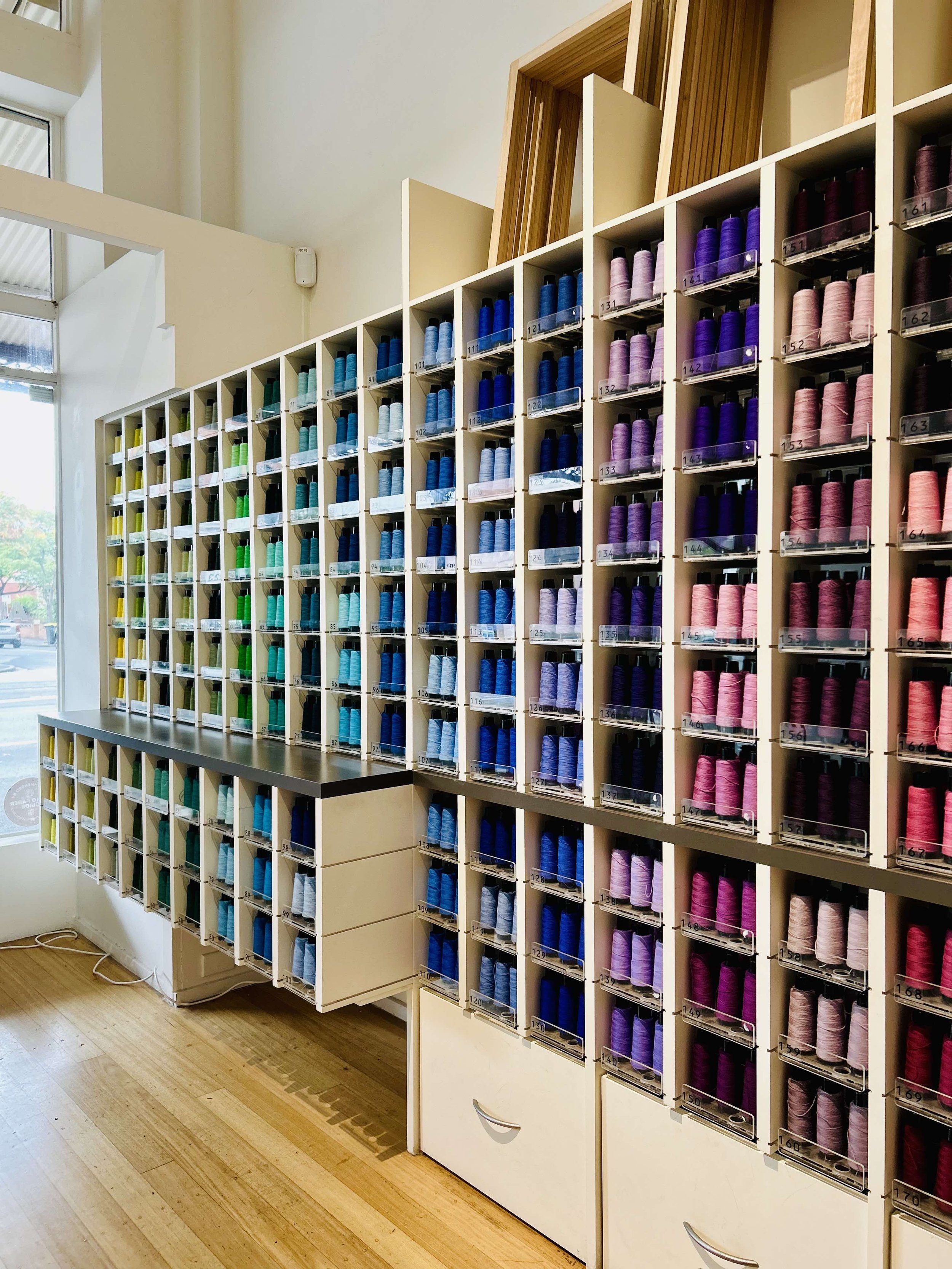 The SHOP! All yarns dyed in-house at the ATW