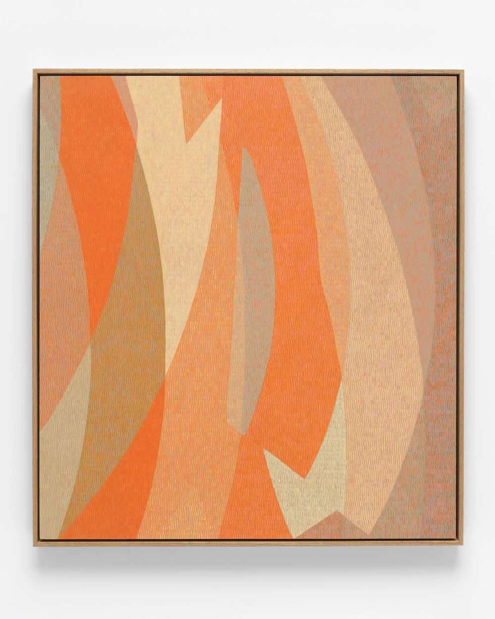 Sun Path Acrylic on birch wood panel 90 x 100 cm