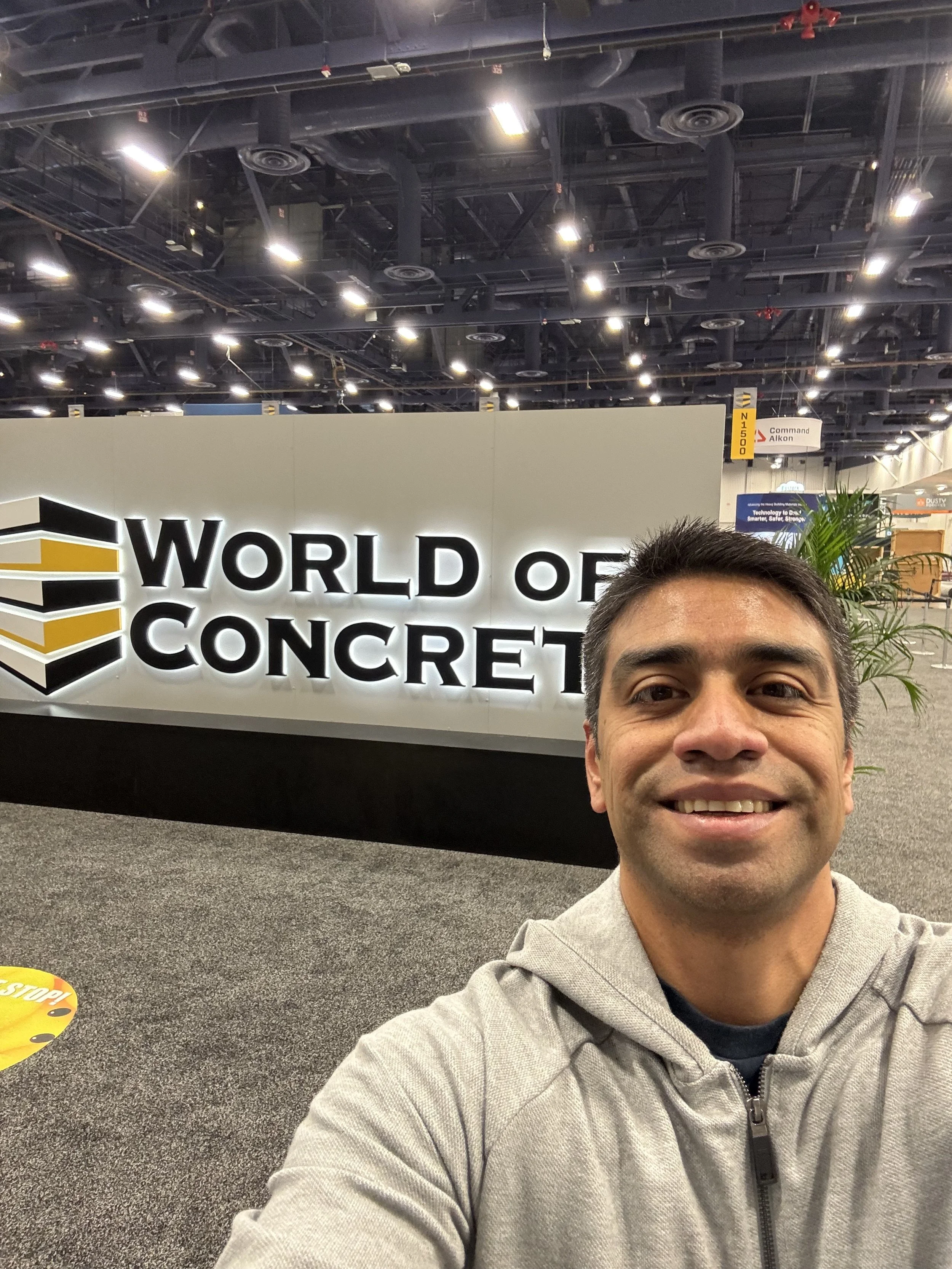 Hans Cardenas at World of Concrete