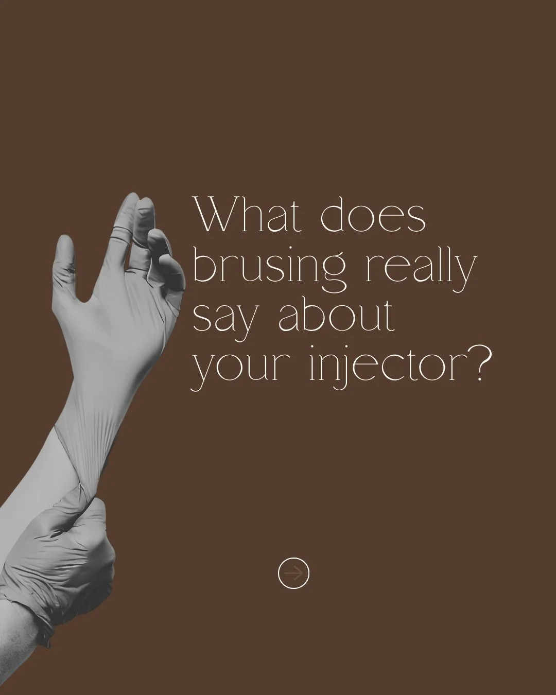 A little bruising is a normal response your body can have to an injectable treatment, not a reflection of poor technique.⁠
Most bruises are temporary and fade as your skin heals. If you ever have questions before or after your treatment, I'm always h
