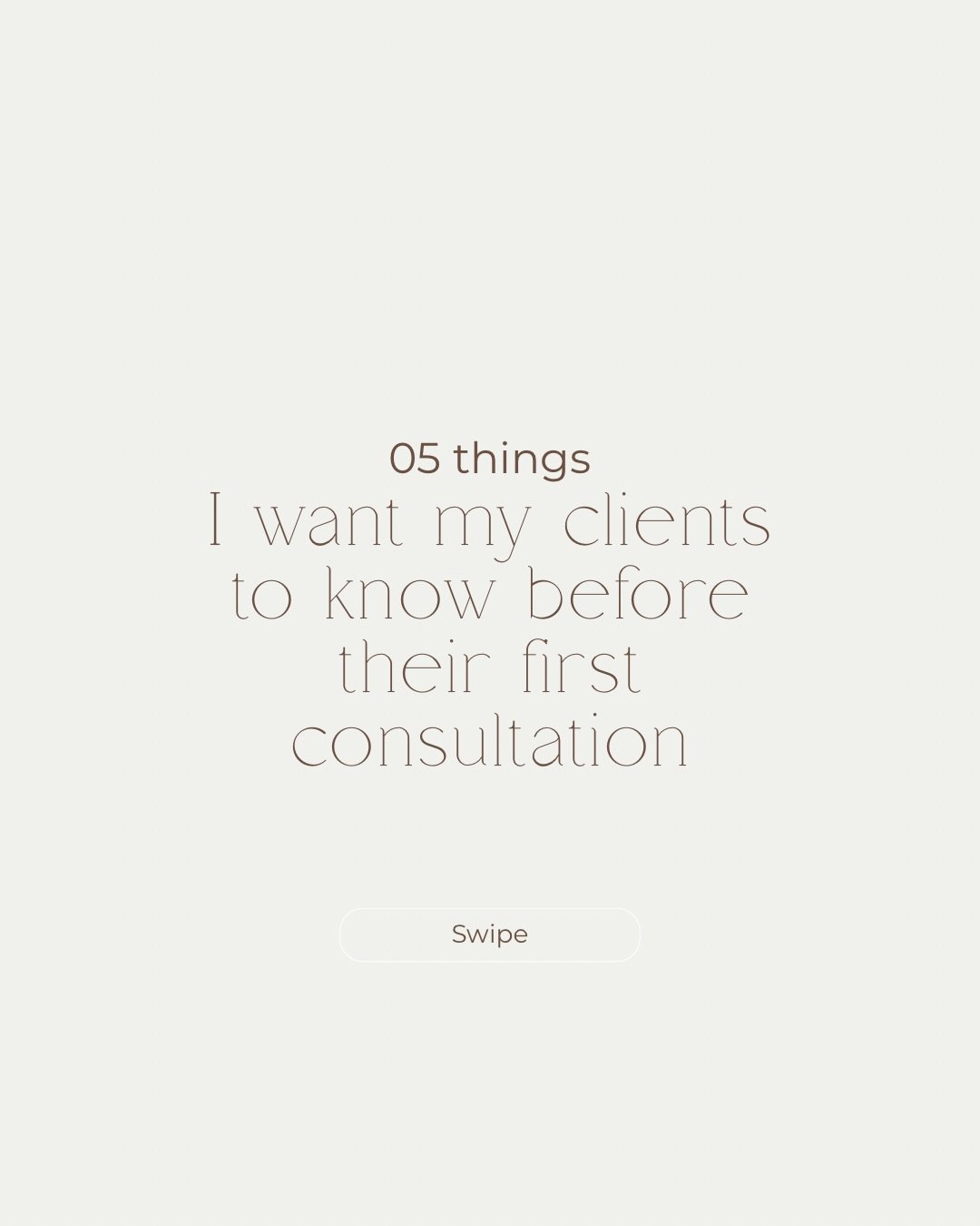 You don&rsquo;t need to have it all figured out before your first consultation 🤍

Come with your questions, your concerns, or just something you&rsquo;ve been noticing. We discuss through it together, and I explain your options so you can decide wha