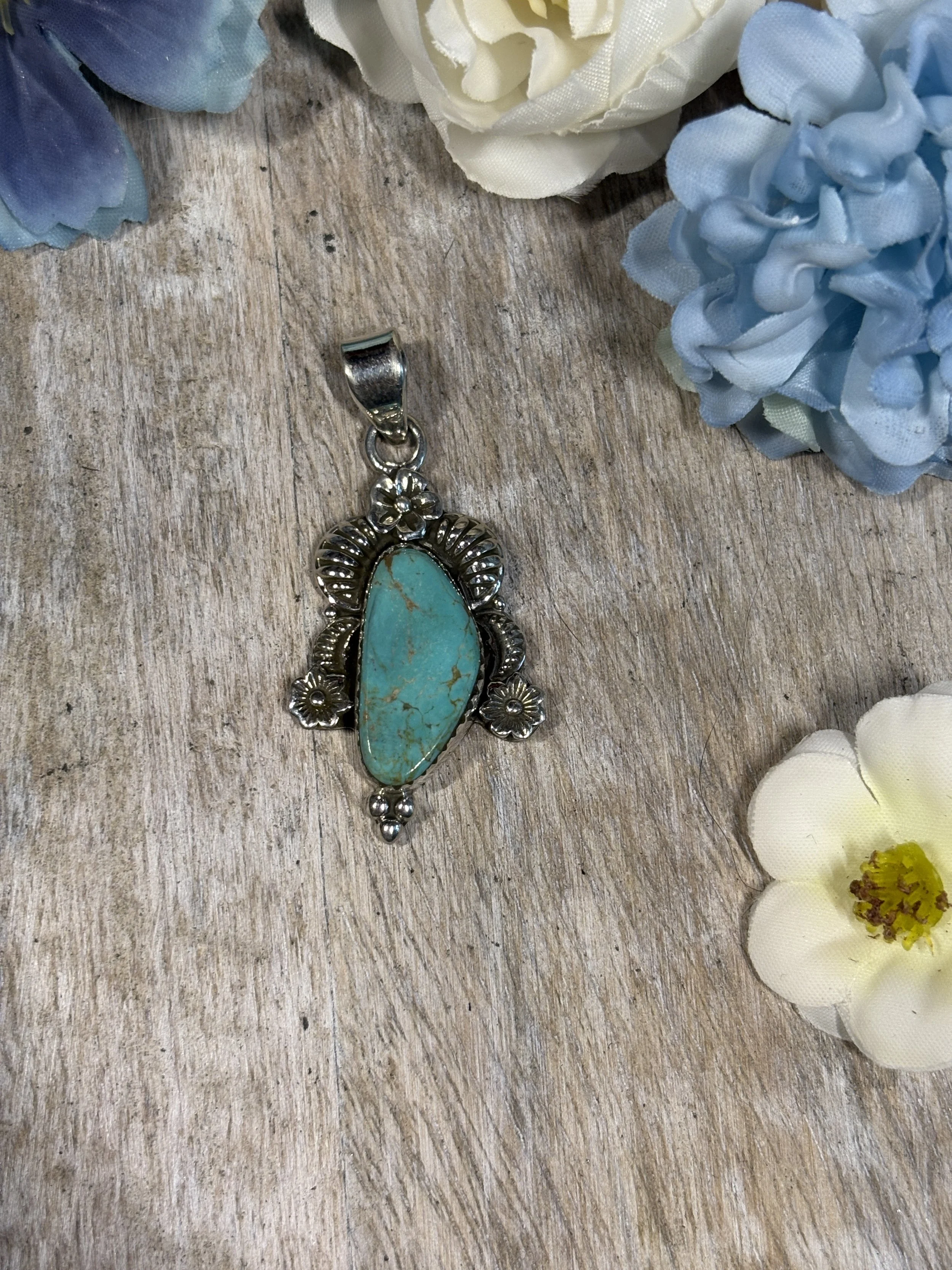 Kingman Turquoise Pendant