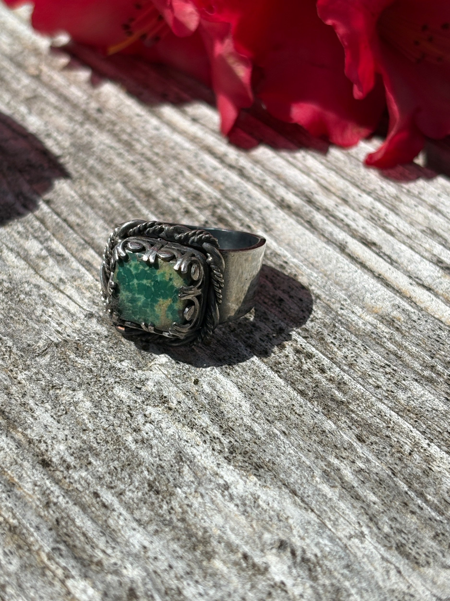 Kingman Sterling Silver Ring Size 8