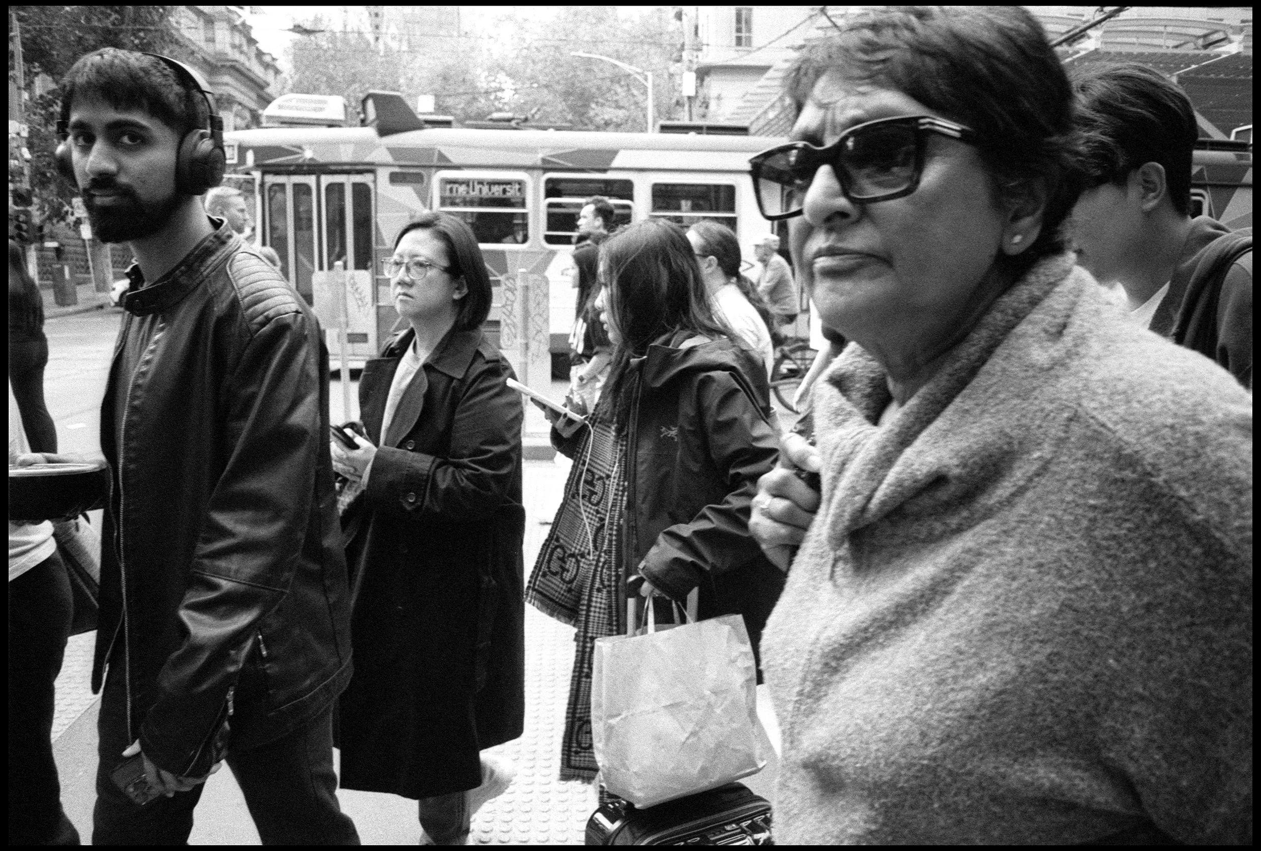Collins Street, Melbourne 2026 (1062-009) HP5 / Leica III / 28mm Canon f2.8