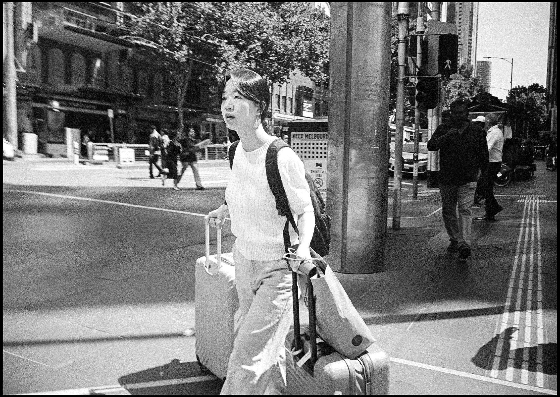 Elizabeth Street, Melbourne 2025 (978-032) HP5 / Leica III / 2.8cm Hektor f6.3