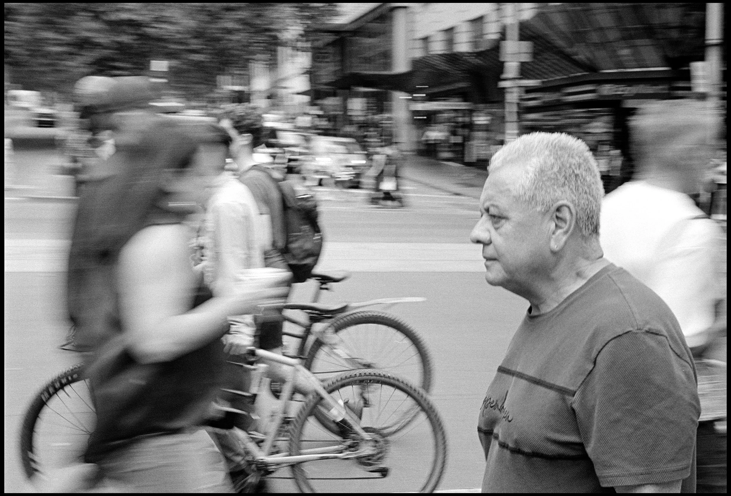 Bourke Street, Melbourne 2026 (1037-023) HP5 / Leica III / 50mm Nikkor f2