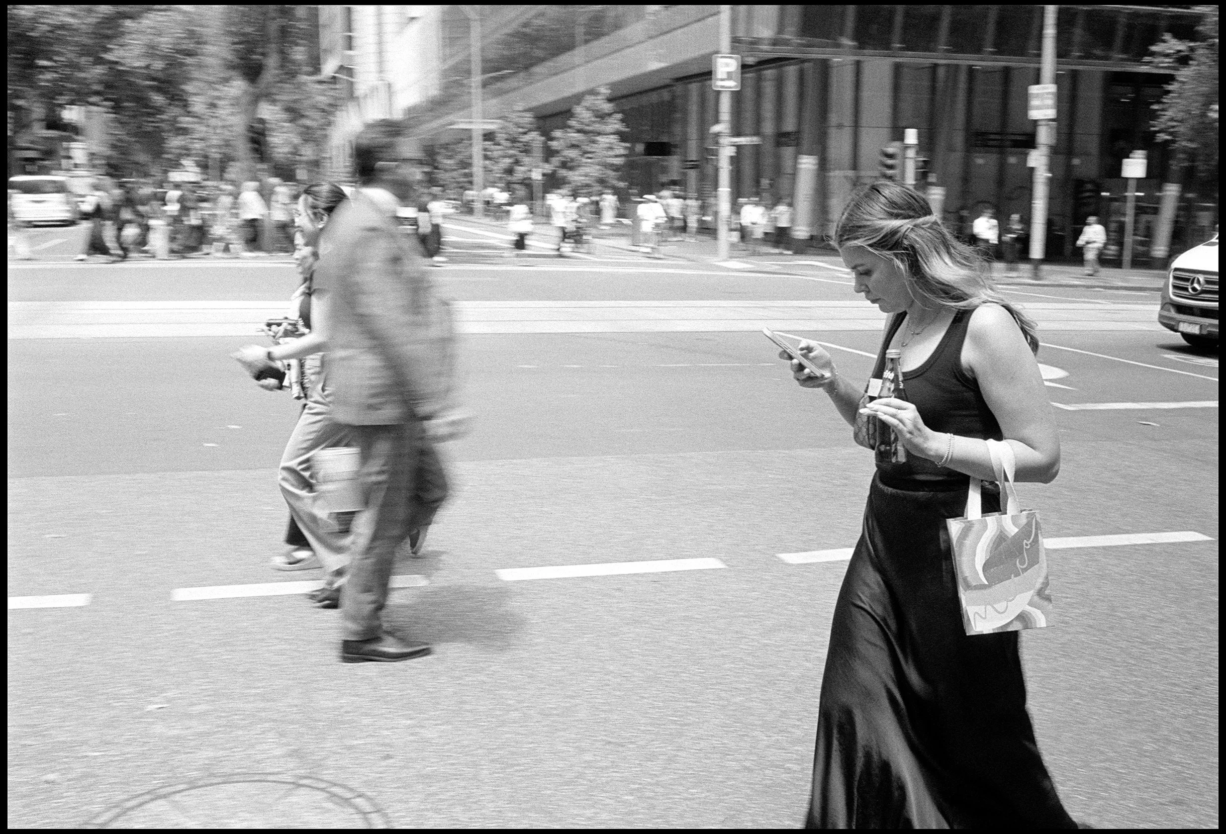 Bourke Street, Melbourne 2026 (1039-001) HP5 / Leica III / 35mm Canon f2