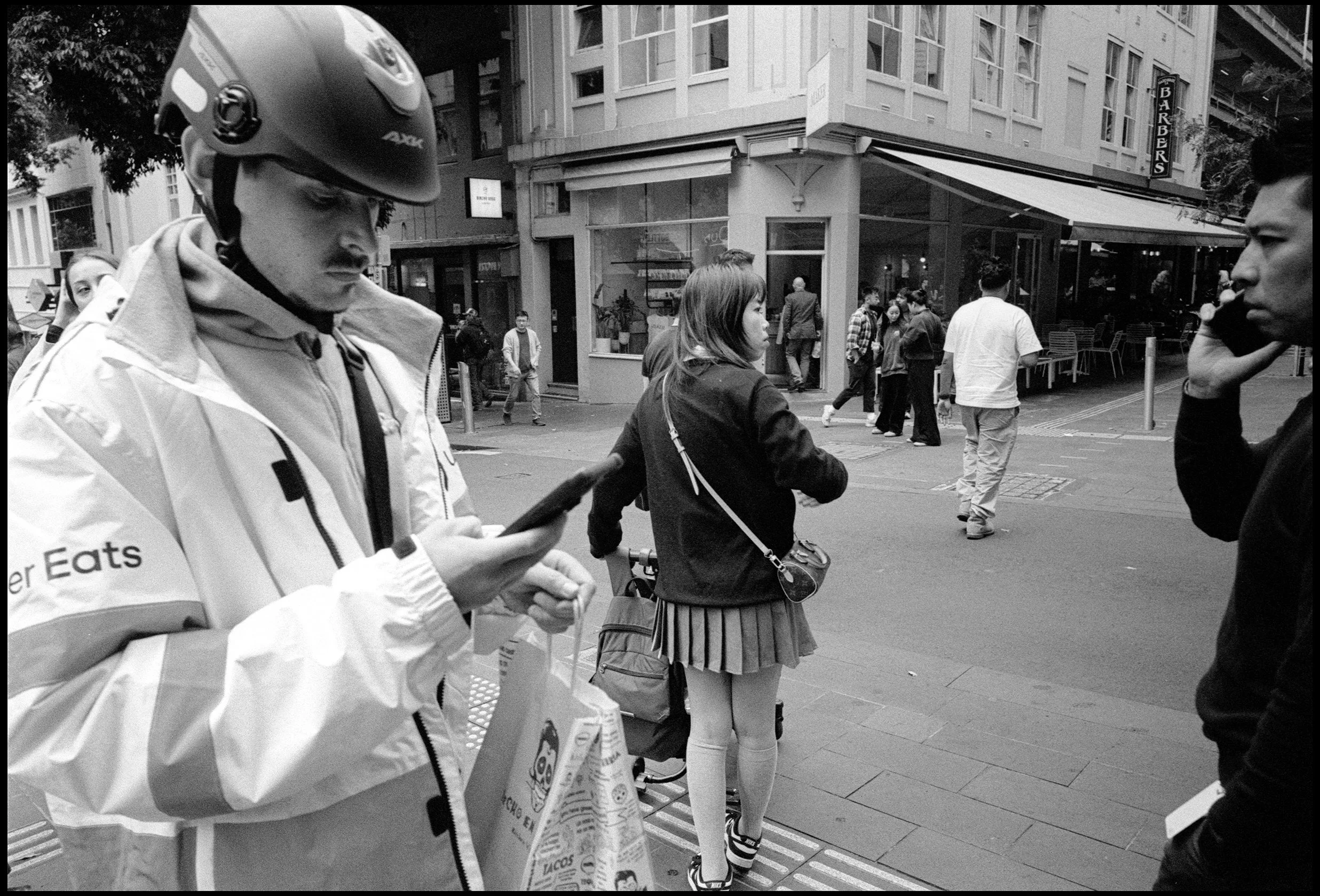 Hardware Lane, Melbourne 2026 (1053-023) HP5 / Leica III / 35mm Nikkor f2.5