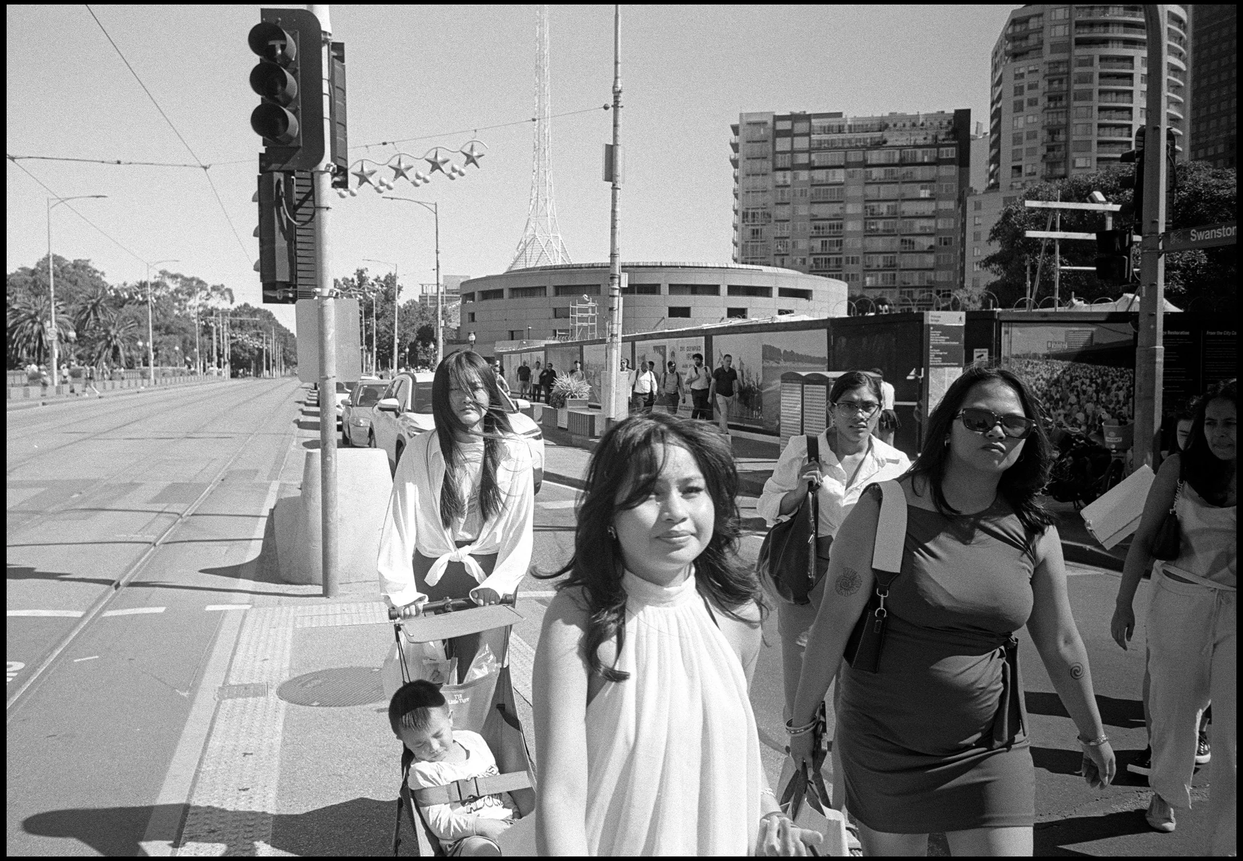 Flinders Street Station, Melbourne 2025 (1031-033) HP5 / Leica III / 28mm Canon f2.8