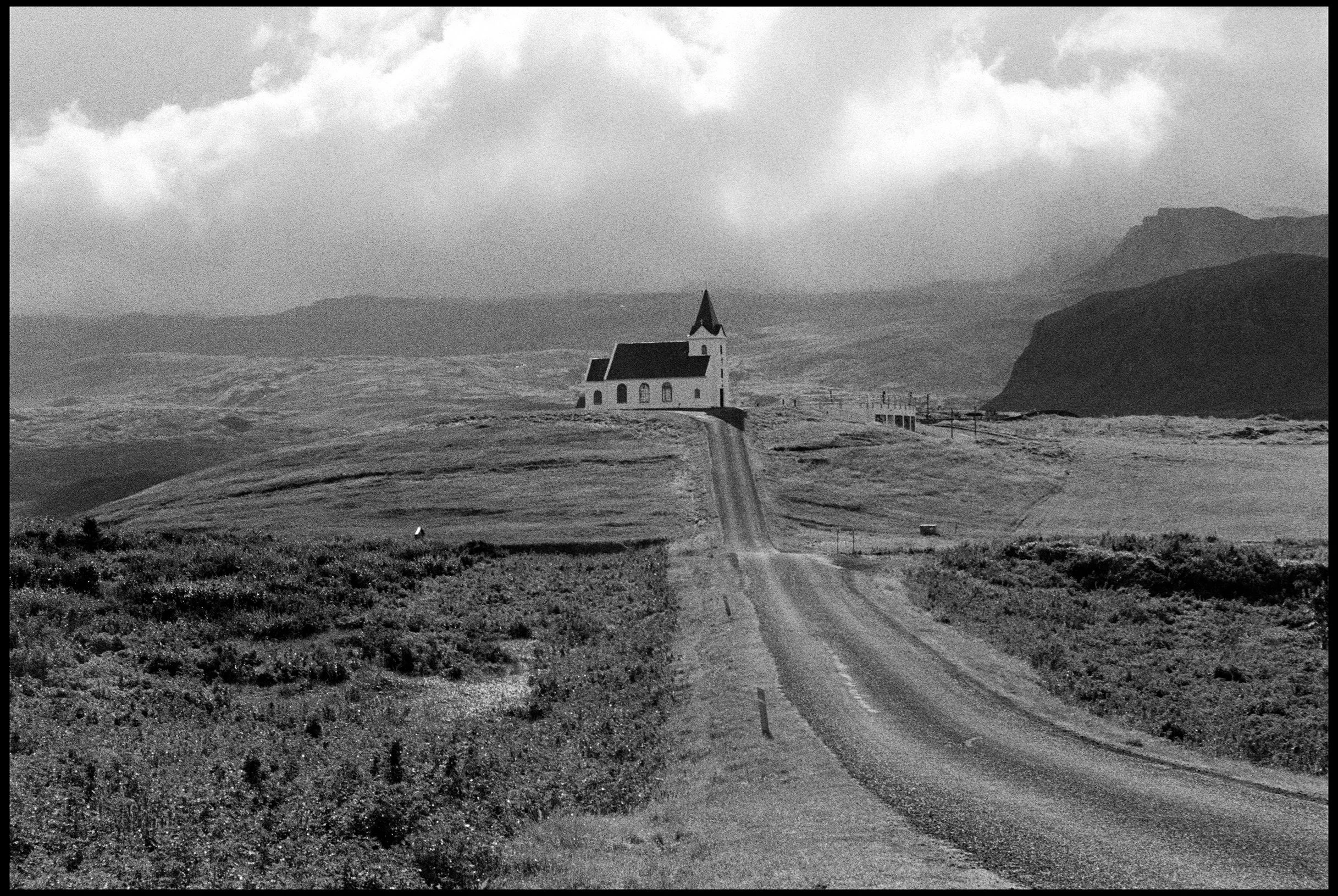 Ingjalsholl Church, Iceland 2025 (1005-012) HP5 / Leica M2 / 90mm Leitz Tele-Elmarit f2.8