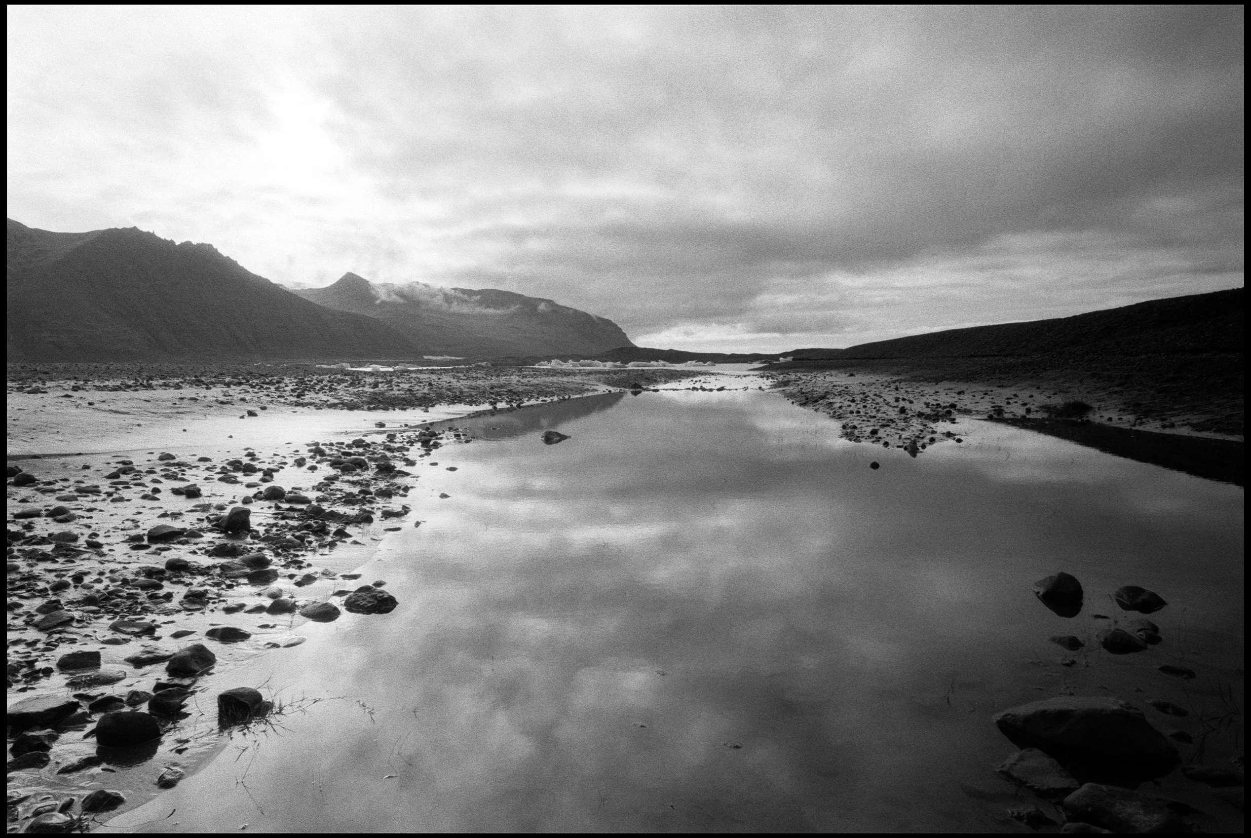 Around Skaftafell Glacier, Iceland 2025 (1014-033) HP5/ Leica III / 21mm Voigtlander Color Skopar f4