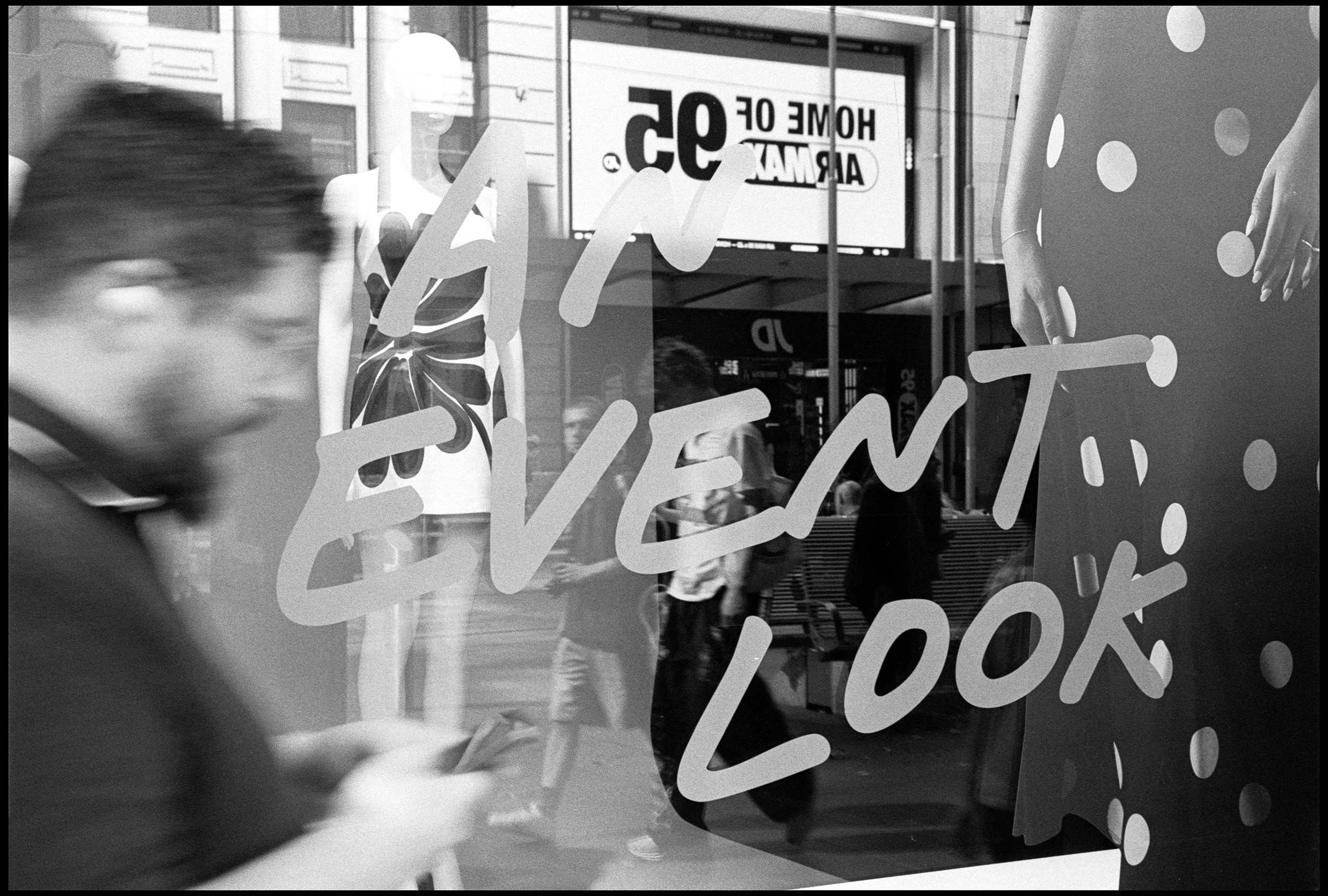 Bourke Street Mall, Melbourne 2026 (1057-006) HP5 / Leica III / 50mm Nikkor f2