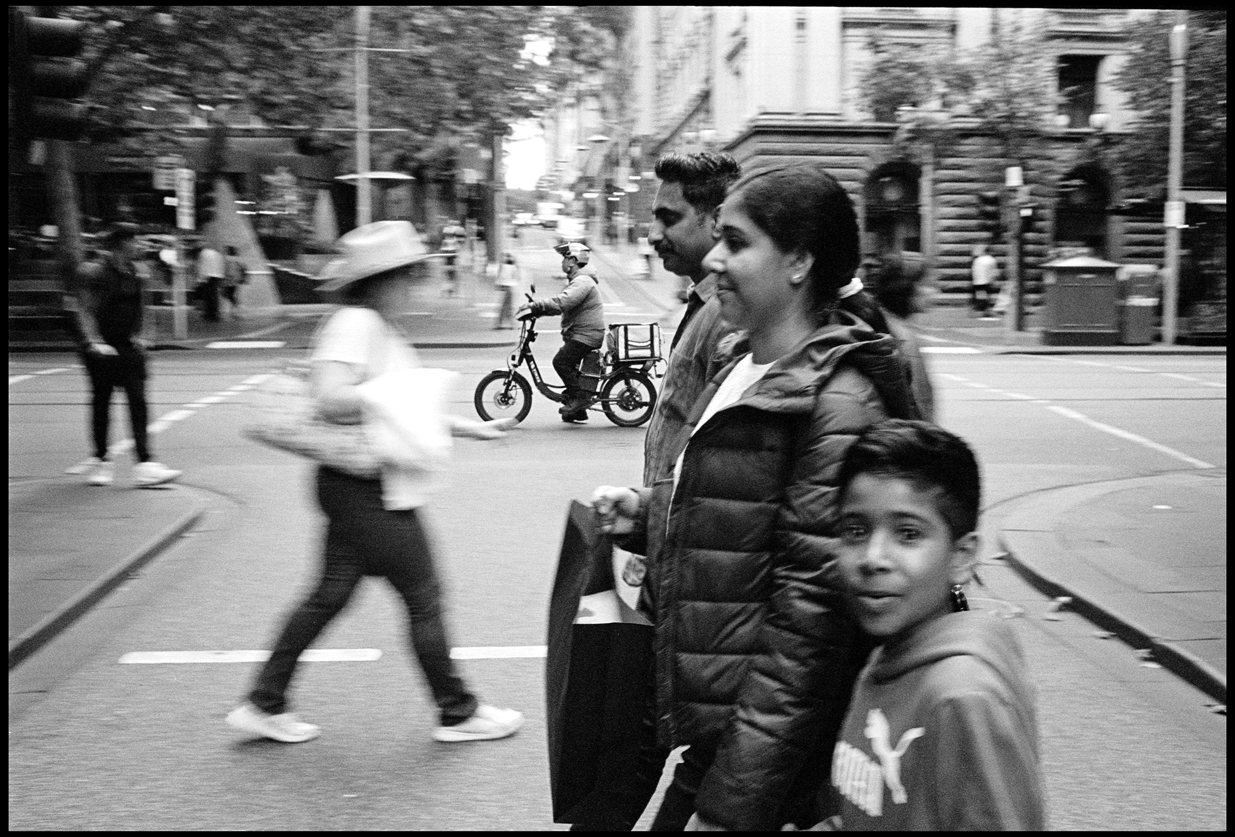 Little Collins Street, Melbourne 2026 (1050-022) HP5 / Leica III / 35mm Canon f2