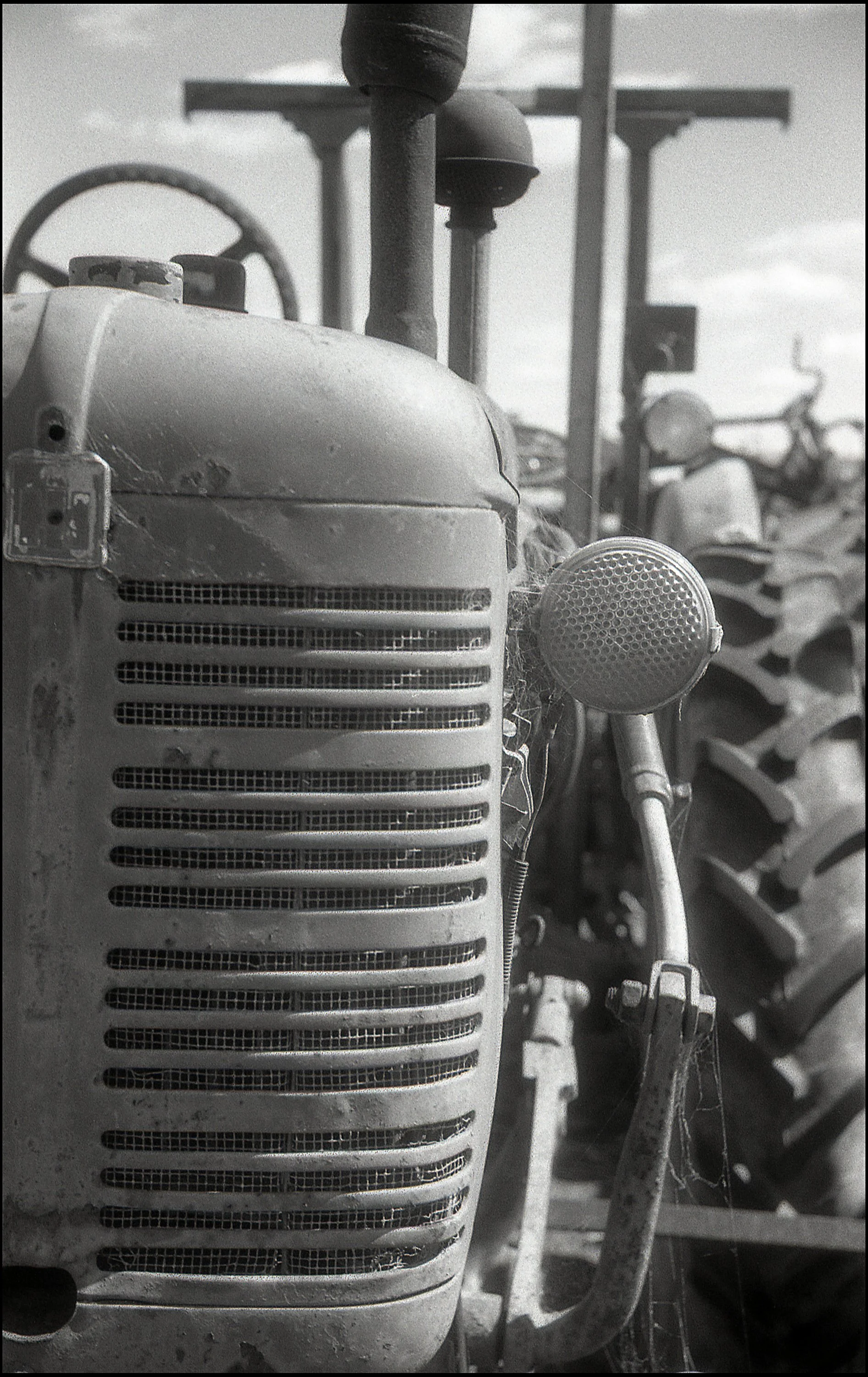 Tractor Yard 2013 (626-011) FP4 / Leica III / 50mm Zeiss Sonnar f1.5