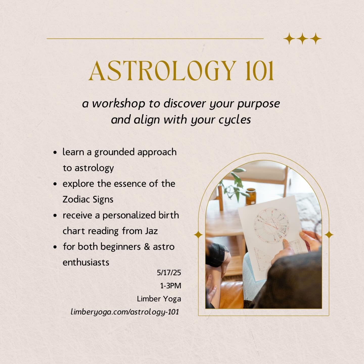 When you know yourself deeply, you can show up with more energy &amp; confidence 💫

Astrology is a language of self-discovery &amp; self-compassion that helps you understand your greatest gifts and how to move through the seasons of your life with m