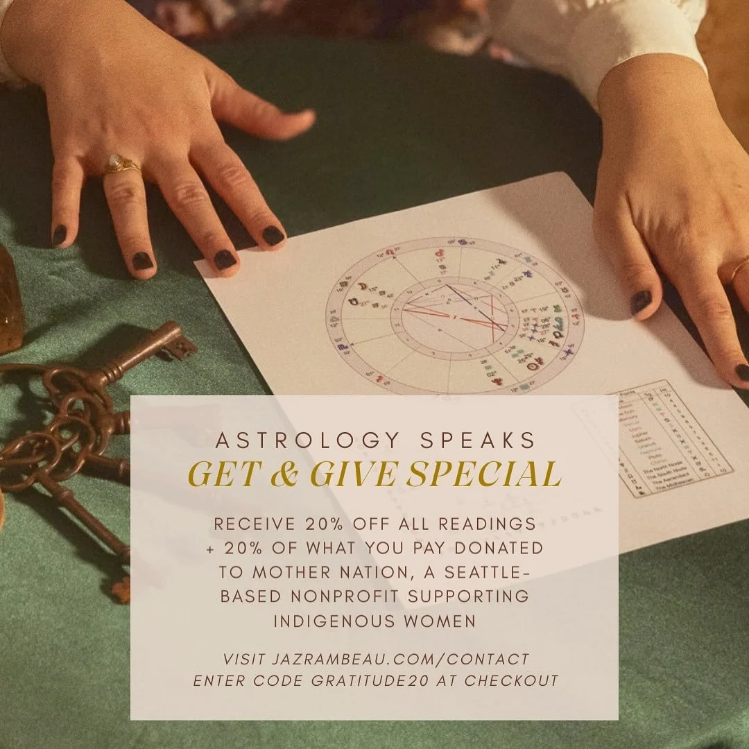 I&rsquo;m so grateful for you 💛 enjoy this special offer and make the most out of this introspective season.

Your chart holds the KEYS. When you meet with me for a single reading, you are reminded of your greatest strengths and offered a timeline o