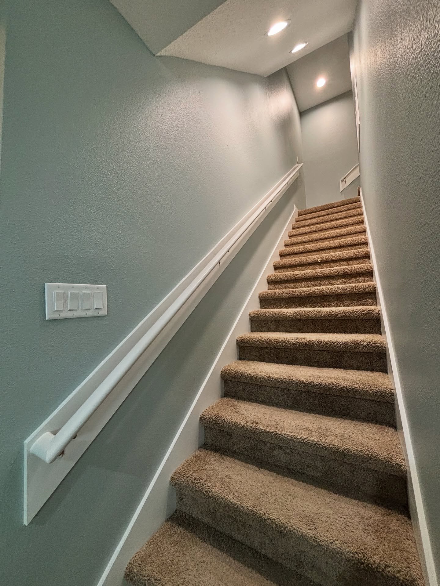 Benjamin Moore Beach Glass 1564 in eggshell finish!