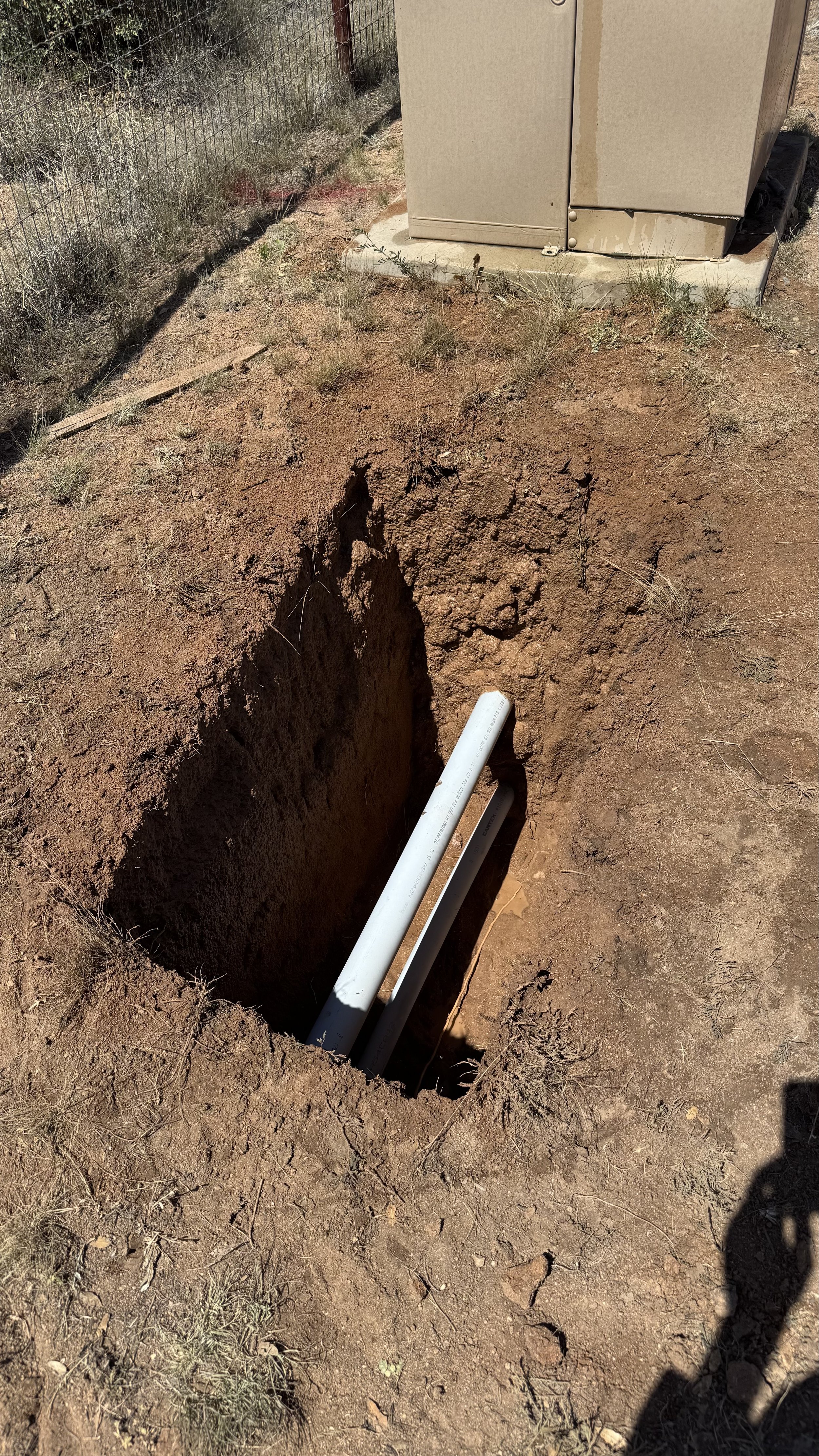 Primary power exposure for new tie in- Prescott, Az