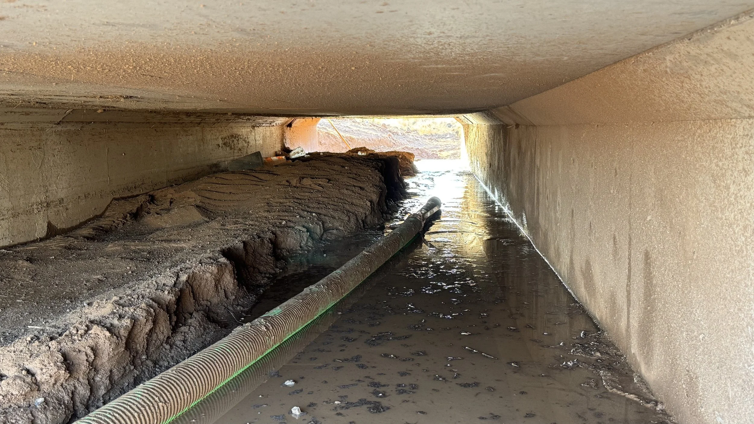 During box culvert cleaning- Queen Creek, Az