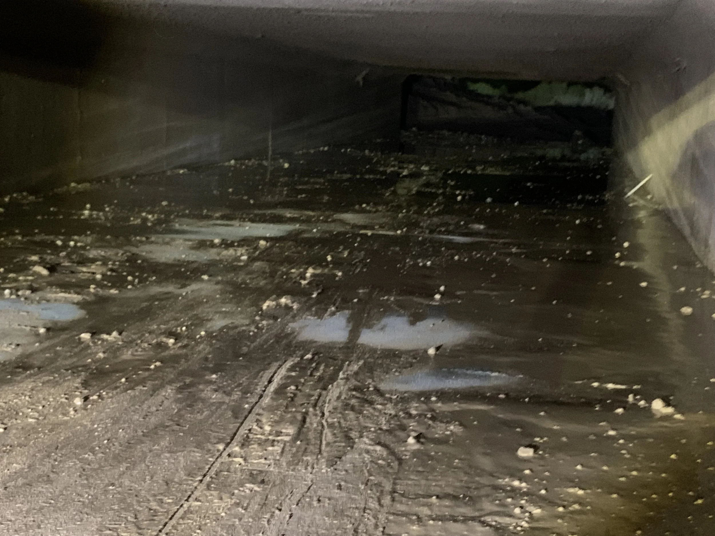 Before box culvert #2 cleaning- Queen Creek, Az