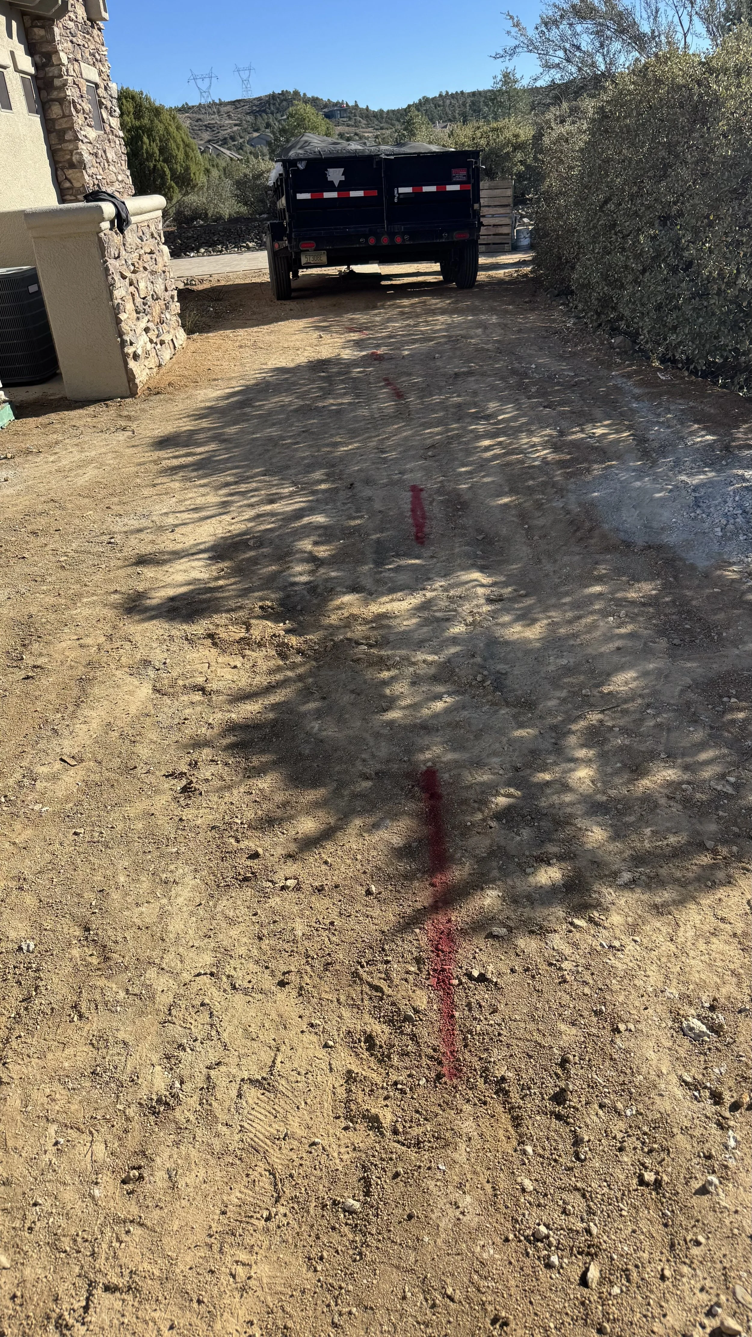 Utility locate- Williamson Valley, Az