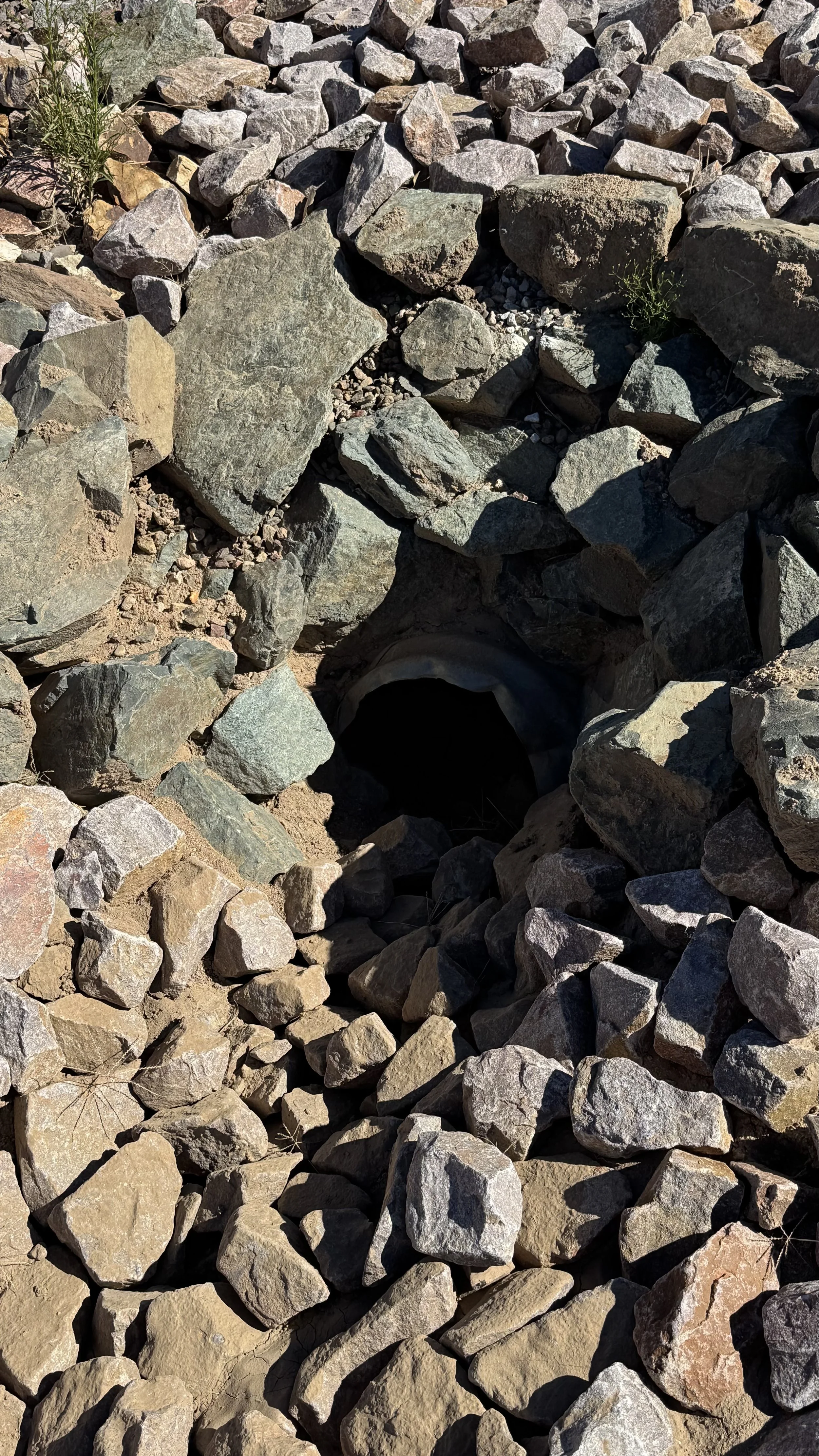 After culvert cleaning- Chino Valley, Az