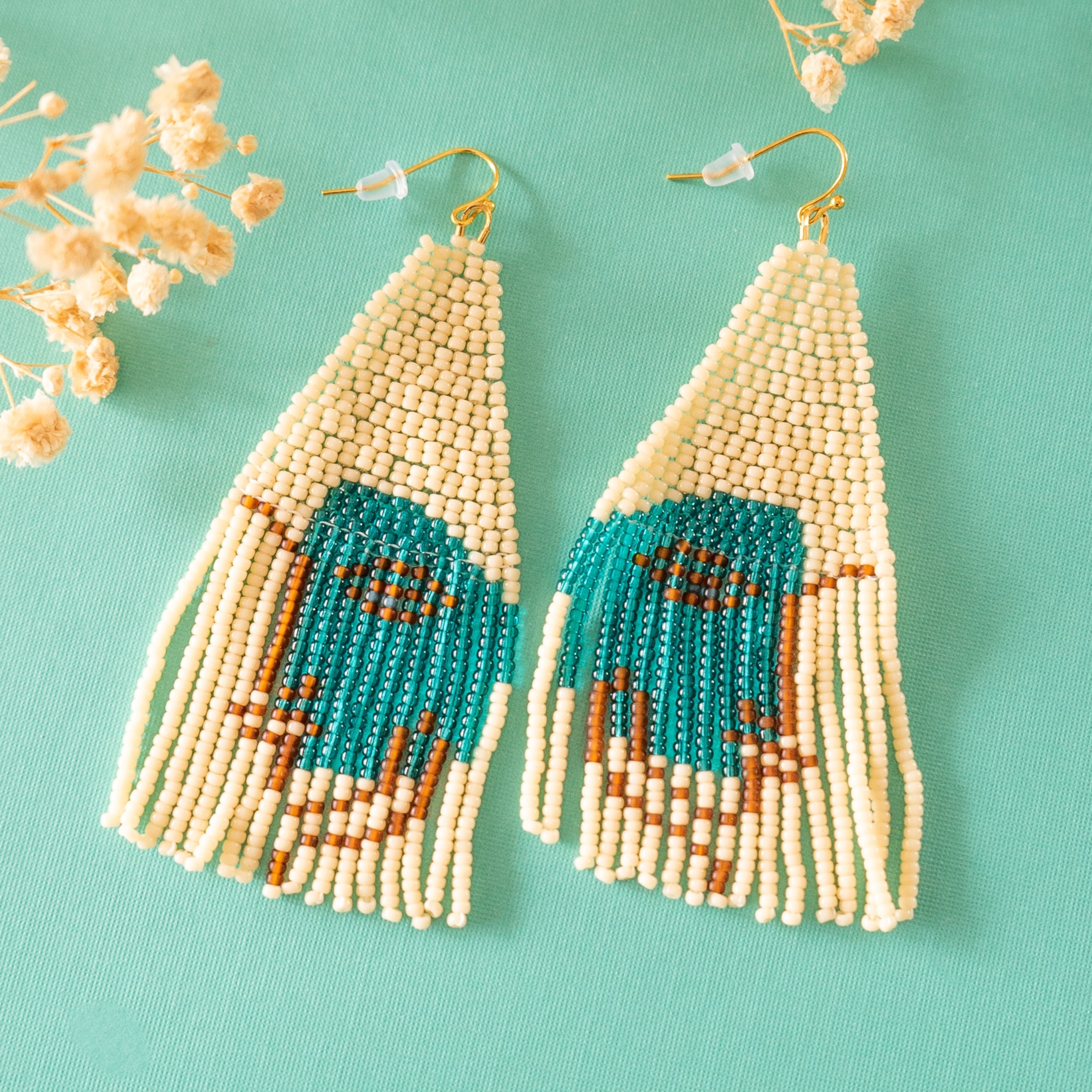 Daydreamer Handwoven Beaded Earrings