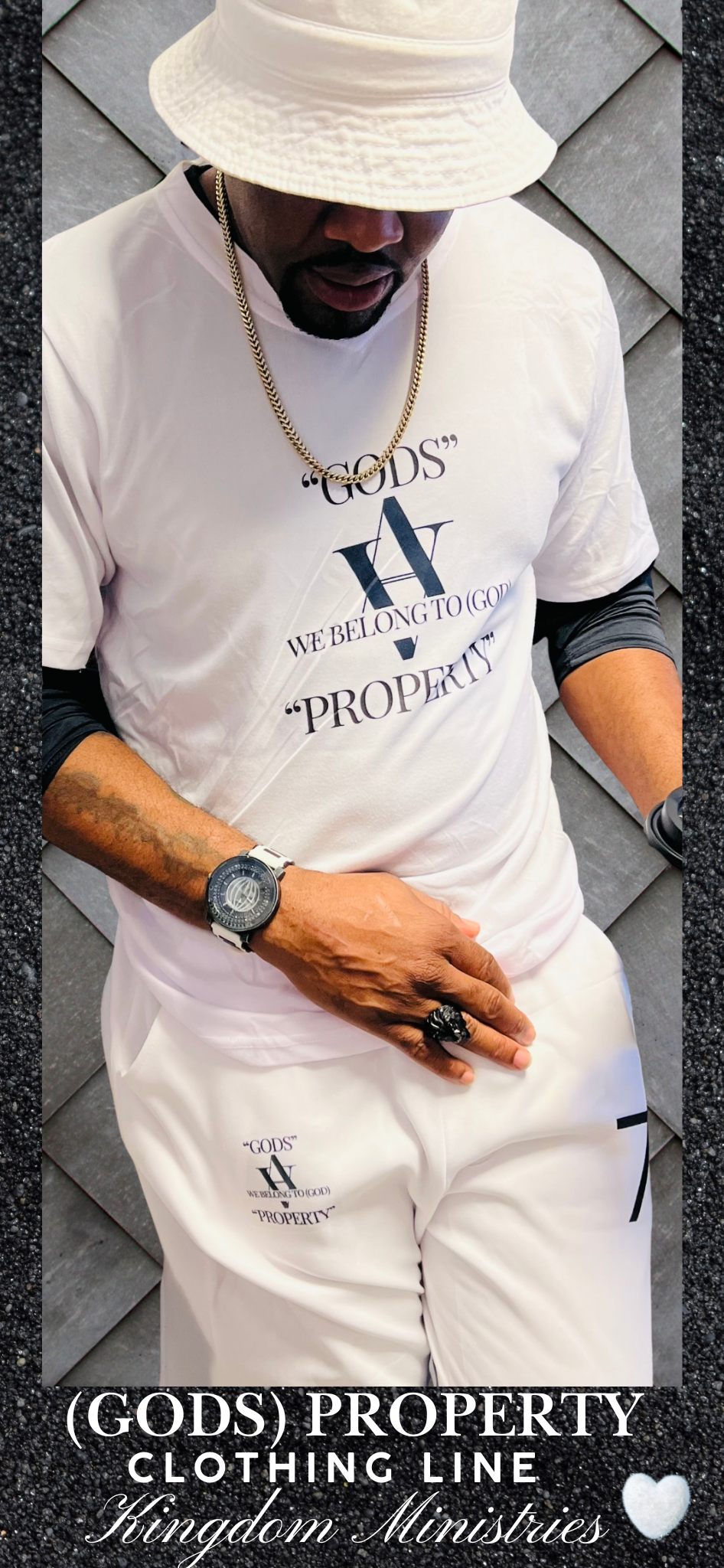T-Shirt "ONLY" God's Property with a Psalm