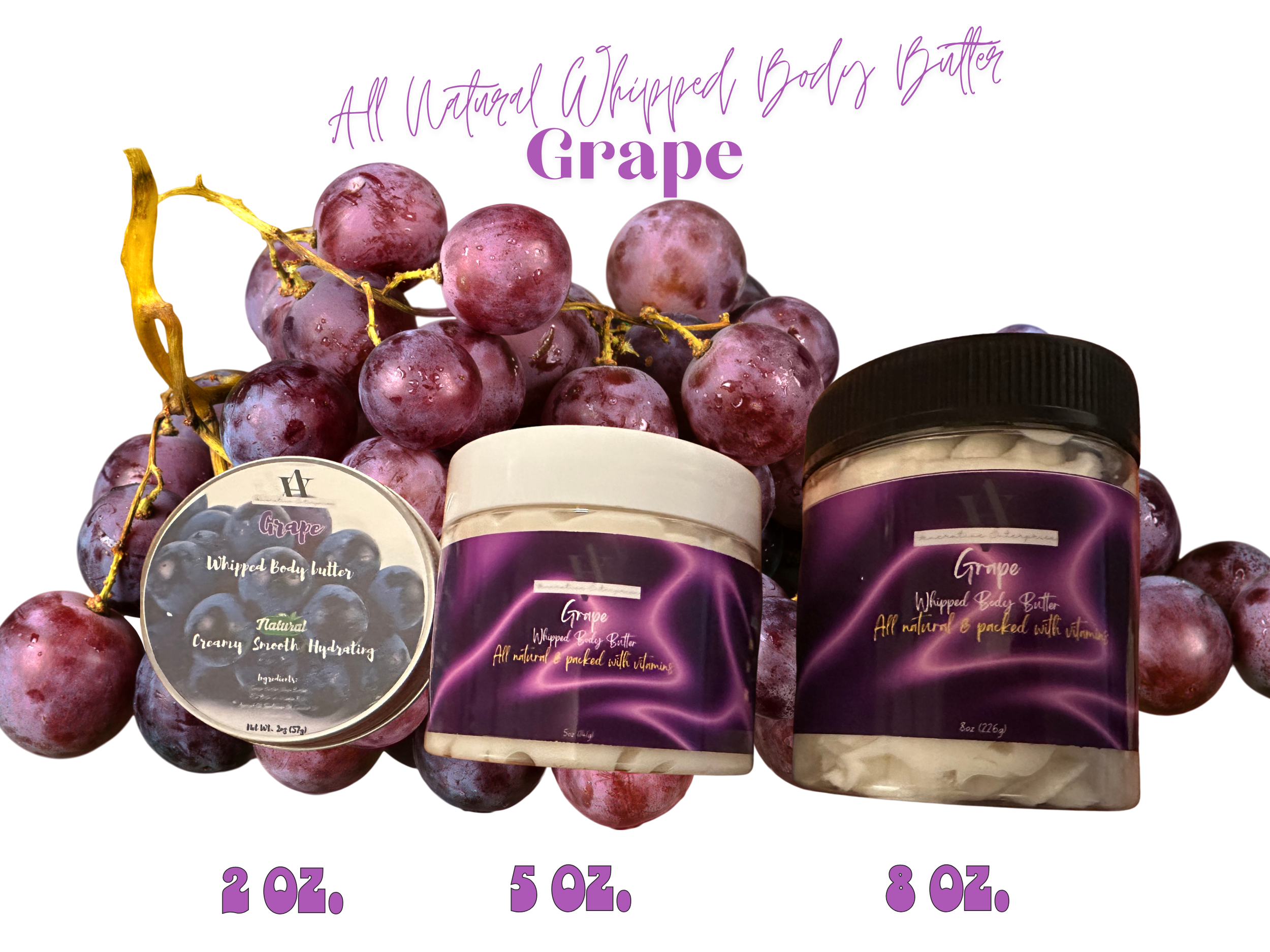 Whipped Shea Butter (Grape)