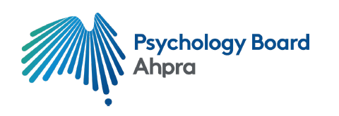 Logo of Psychology Board Ahpra.