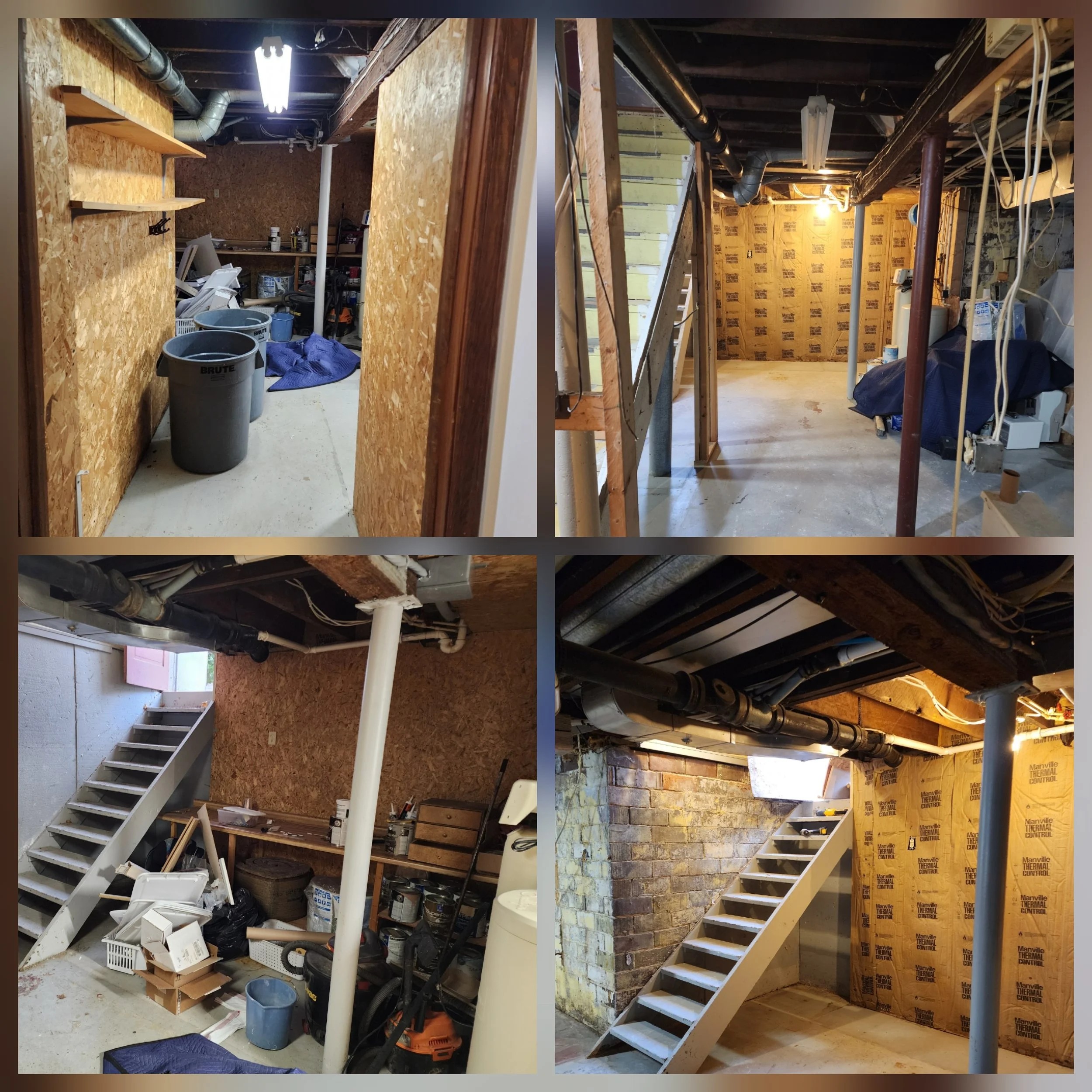 Basement Demolition Before & After