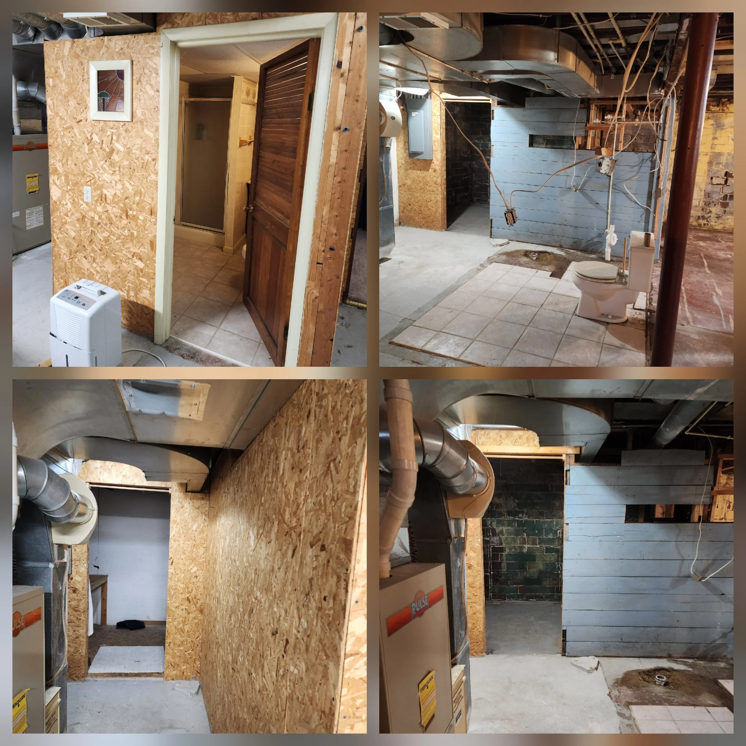 Basement Demolition Before & After