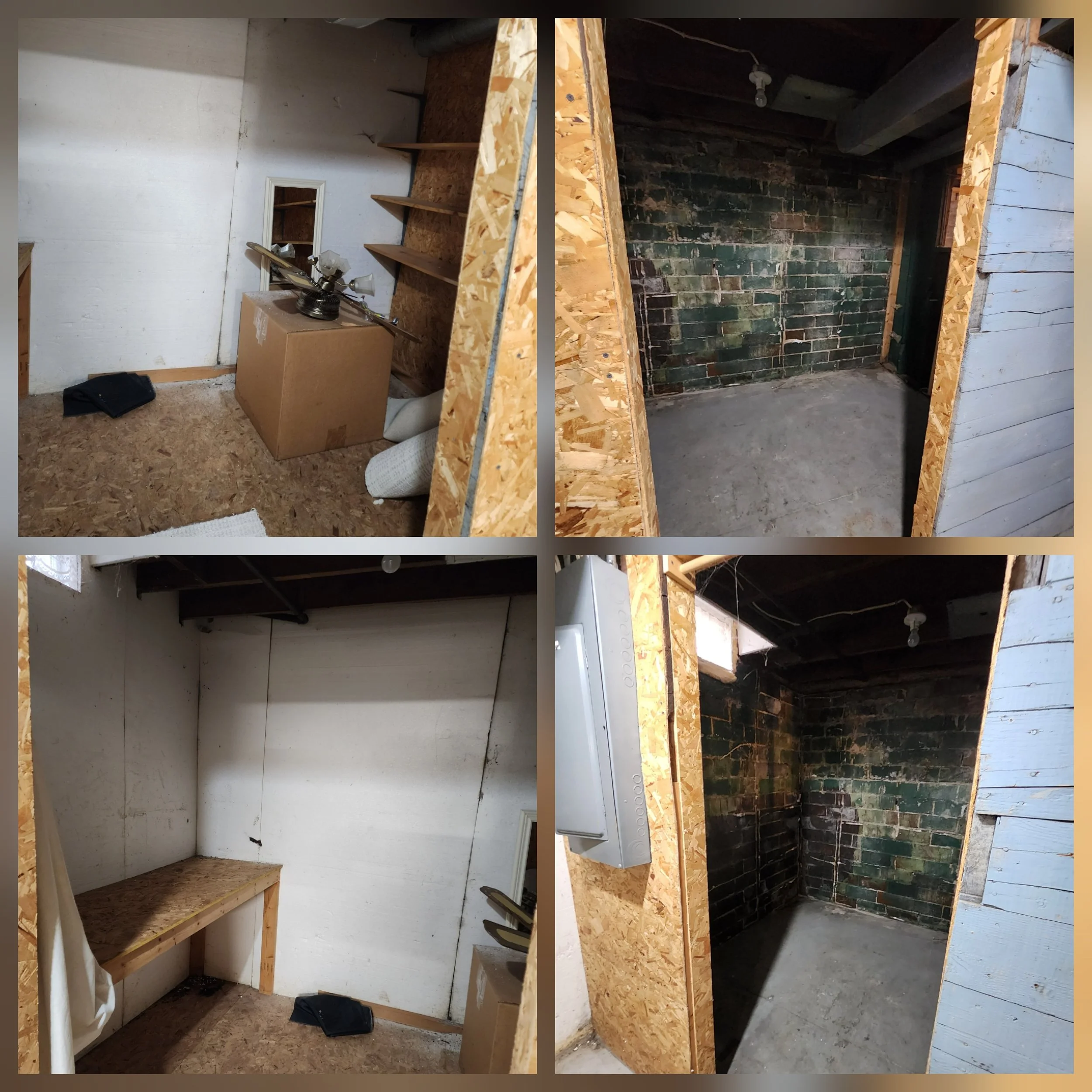 Basement Demolition Before & After